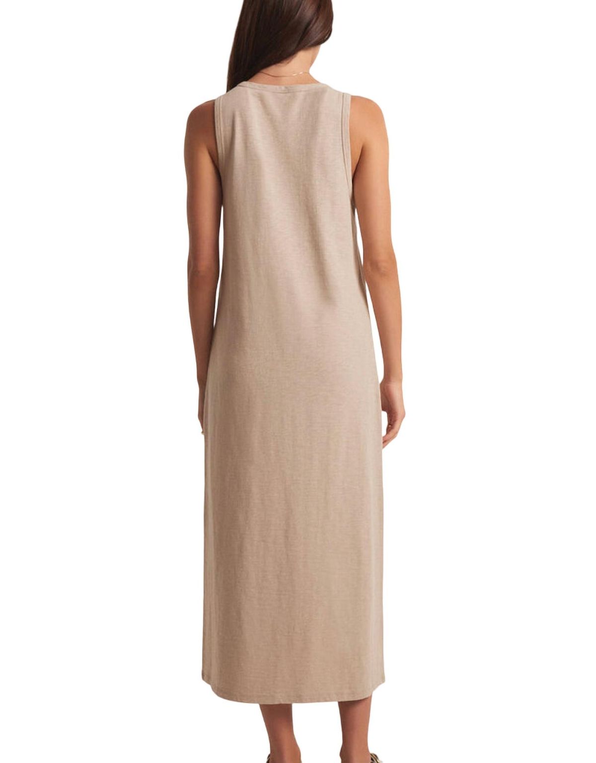 Style 1-3296726470-1691 Z Supply Size XL High Neck Nude Cocktail Dress on Queenly