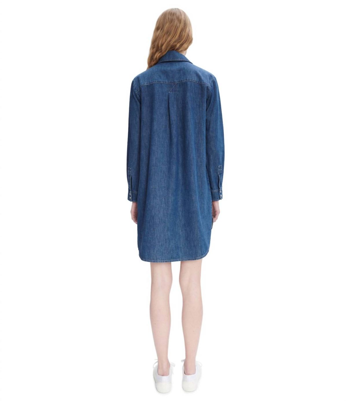 Style 1-660217291-1130 A.P.C. Plus Size 34 Long Sleeve Blue Cocktail Dress on Queenly