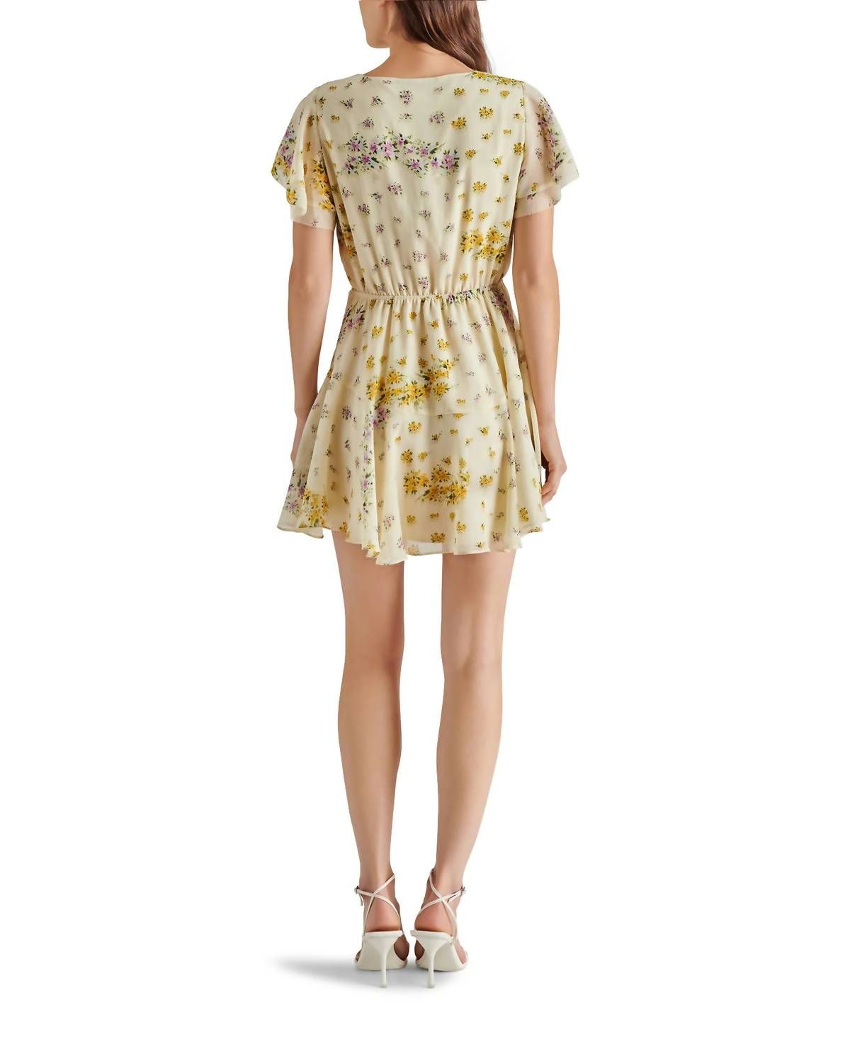 Style 1-896643826-74 STEVE MADDEN Size S Yellow Cocktail Dress on Queenly