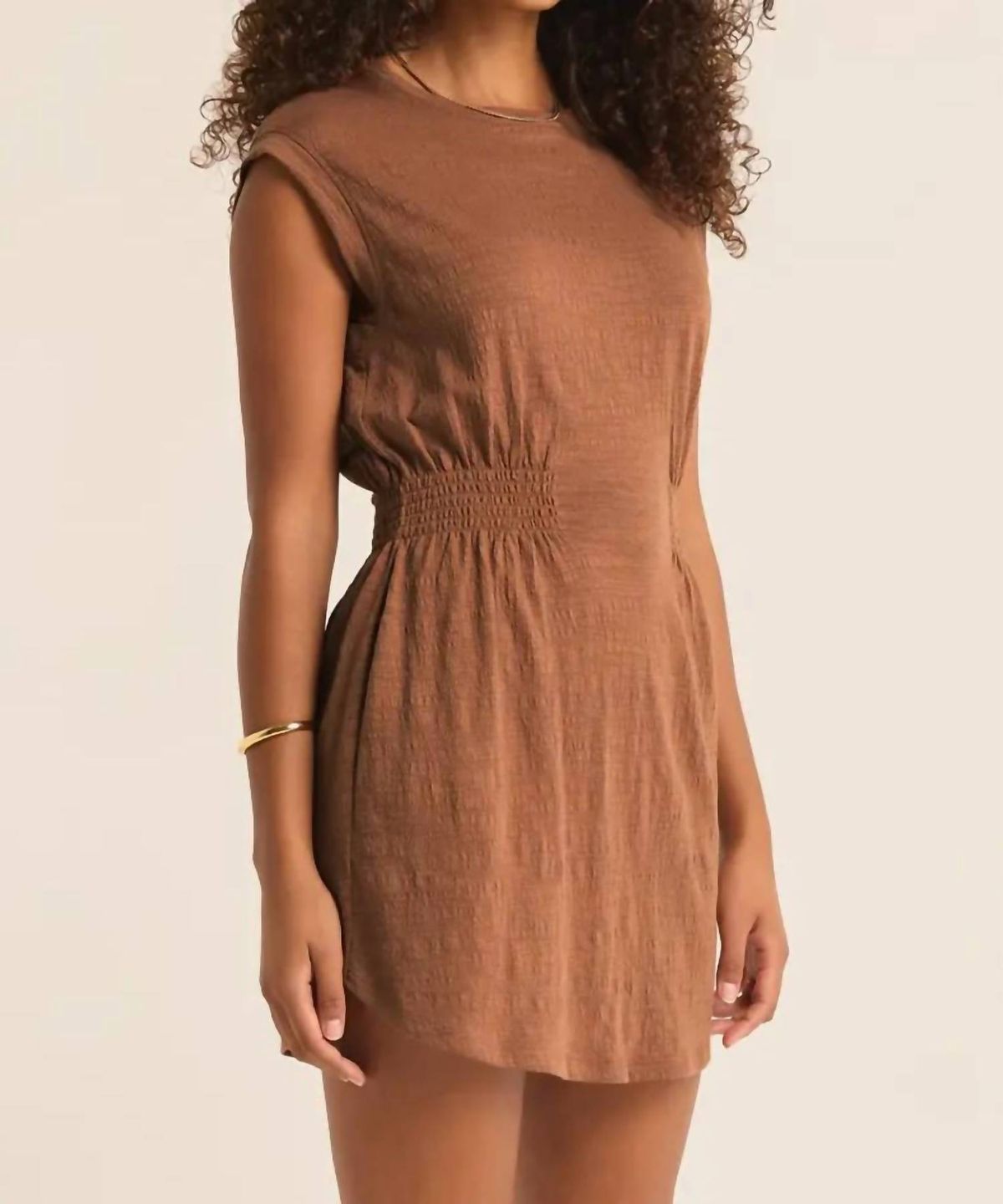 Style 1-921026532-70 Z Supply Size XS Brown Cocktail Dress on Queenly