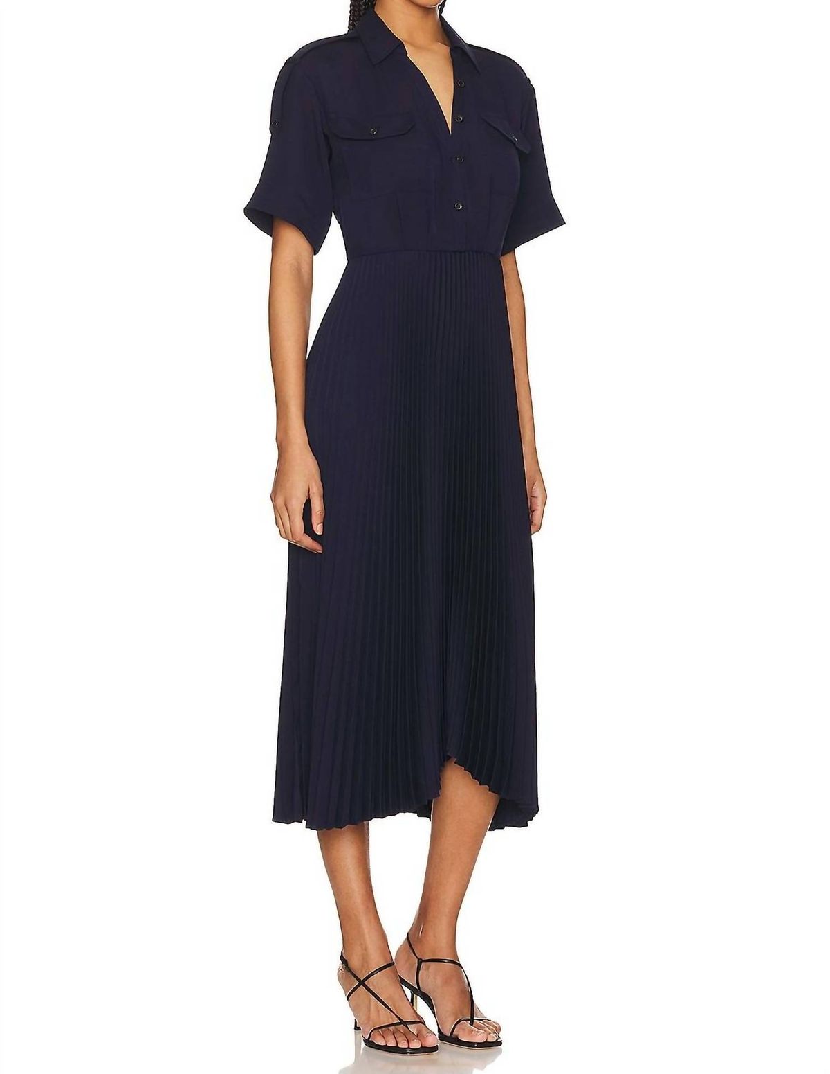 Style 1-1167593395-649 A.L.C. Size 2 Navy Blue Cocktail Dress on Queenly