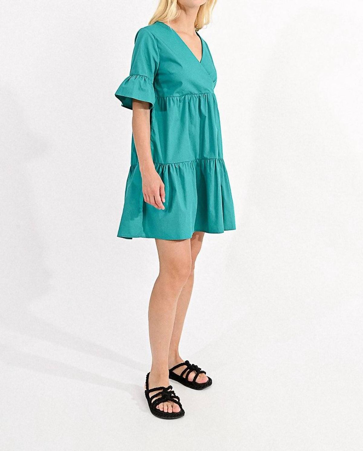 Style 1-1879378311-1691 MOLLY BRACKEN Size XL Green Cocktail Dress on Queenly