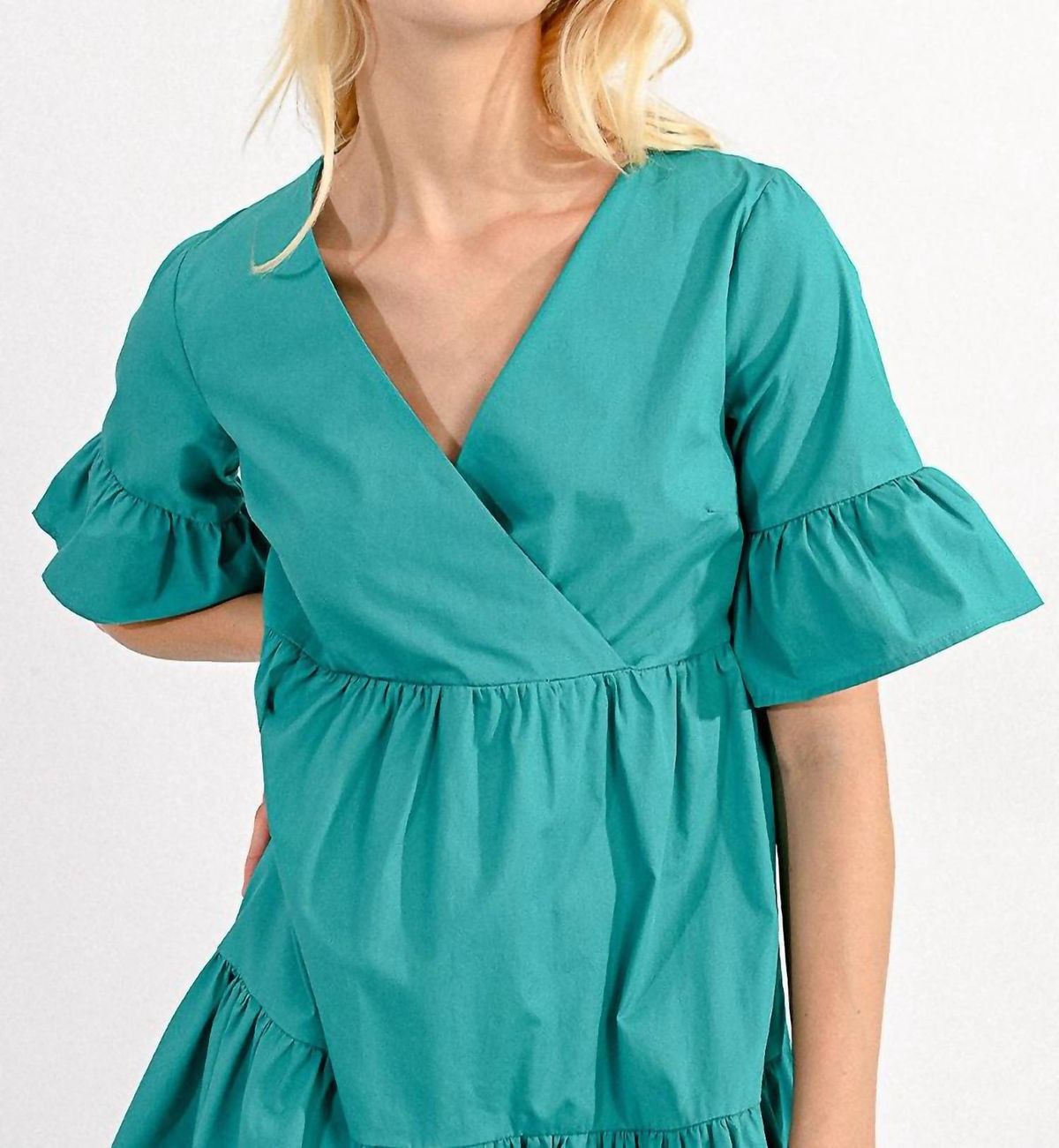 Style 1-1879378311-70 MOLLY BRACKEN Size XS Green Cocktail Dress on Queenly