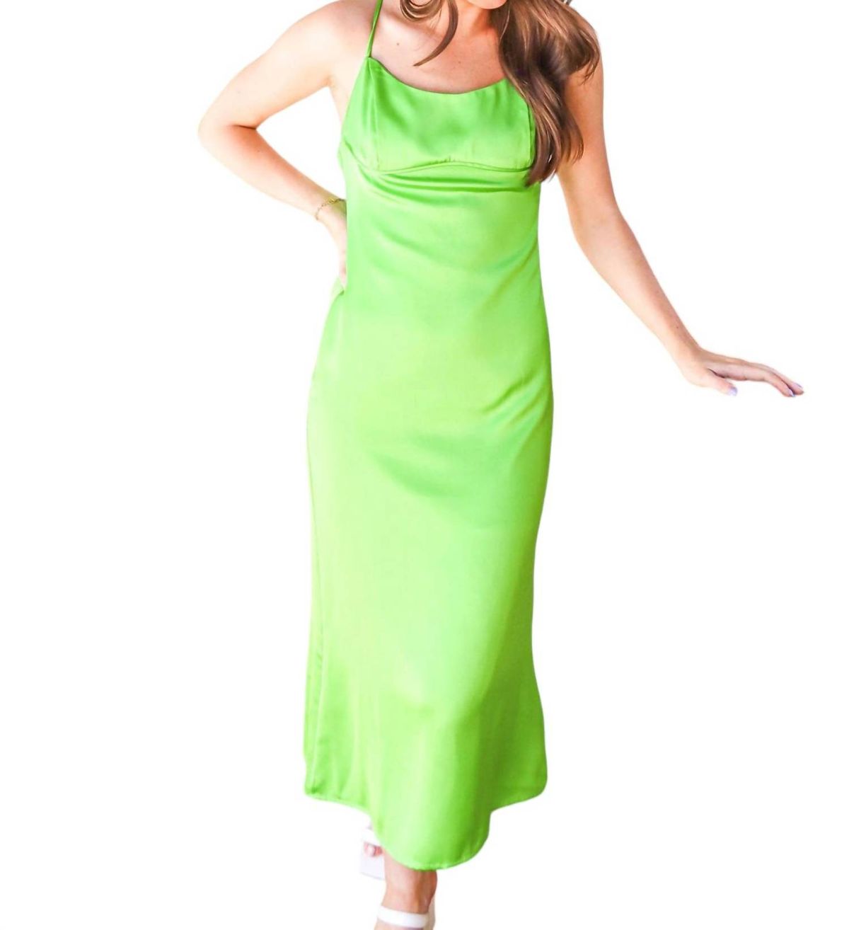 Style 1-2155834353-74 LENA Size S Green Cocktail Dress on Queenly