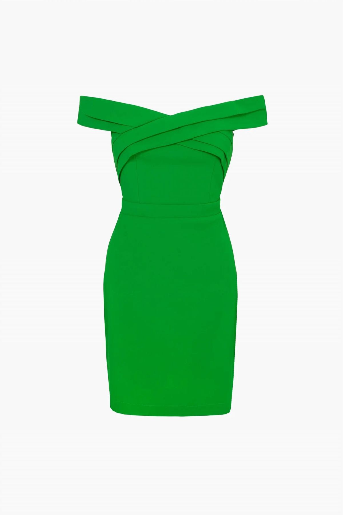 Style 1-2734259365-70 adelyn rae Size XS Off The Shoulder Green Cocktail Dress on Queenly