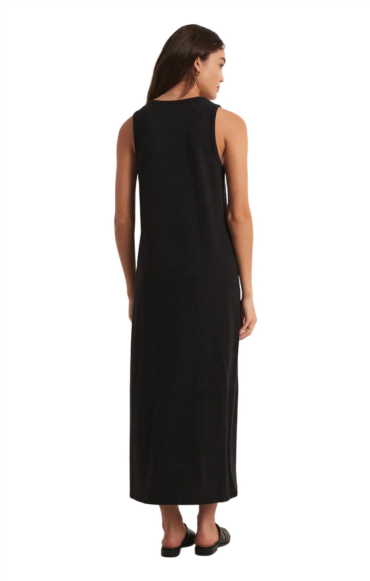 Style 1-3282356645-149 Z Supply Size L High Neck Black Cocktail Dress on Queenly