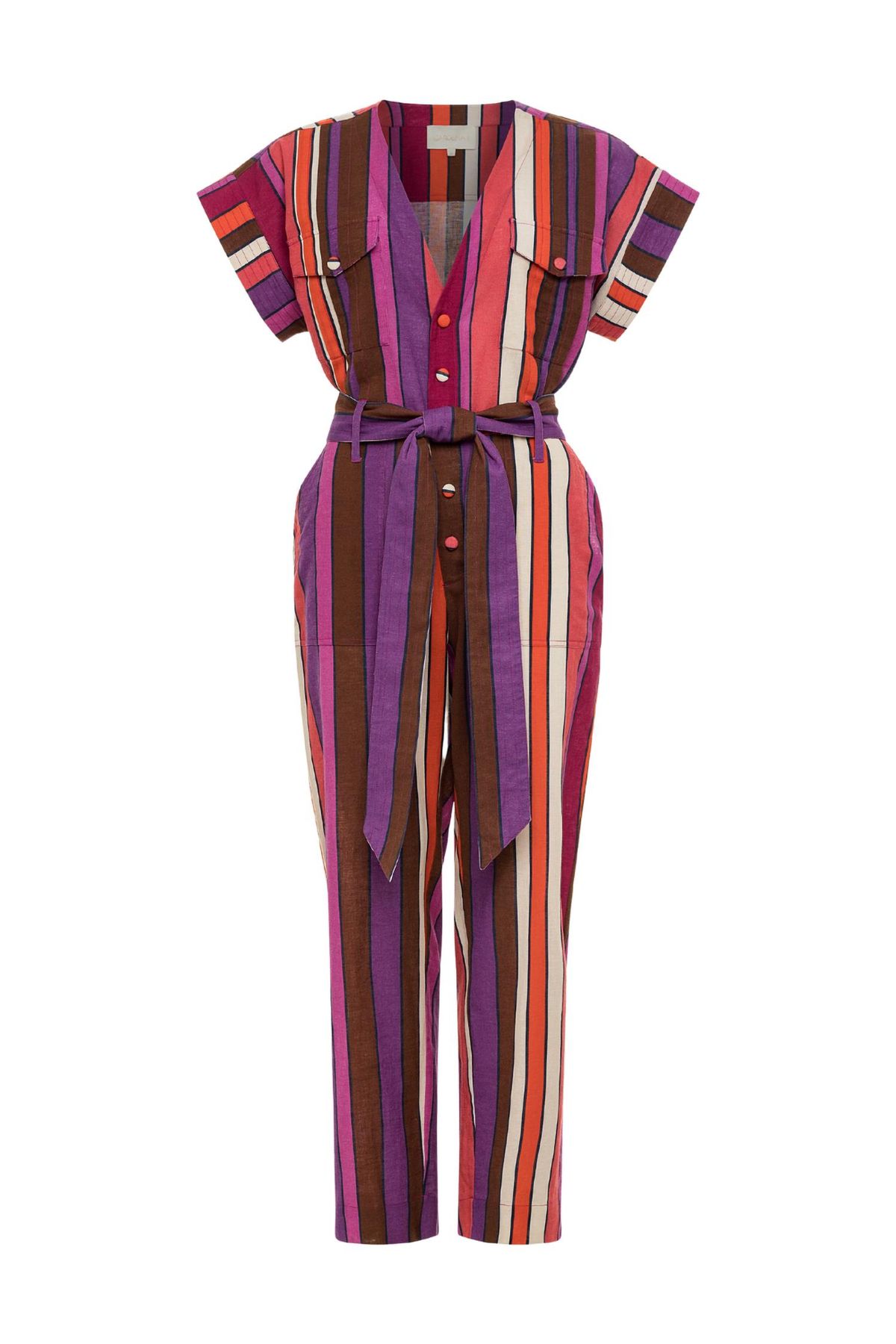 Style 1-4113578783-70 CAROLINA K Size XS Purple Formal Jumpsuit on Queenly