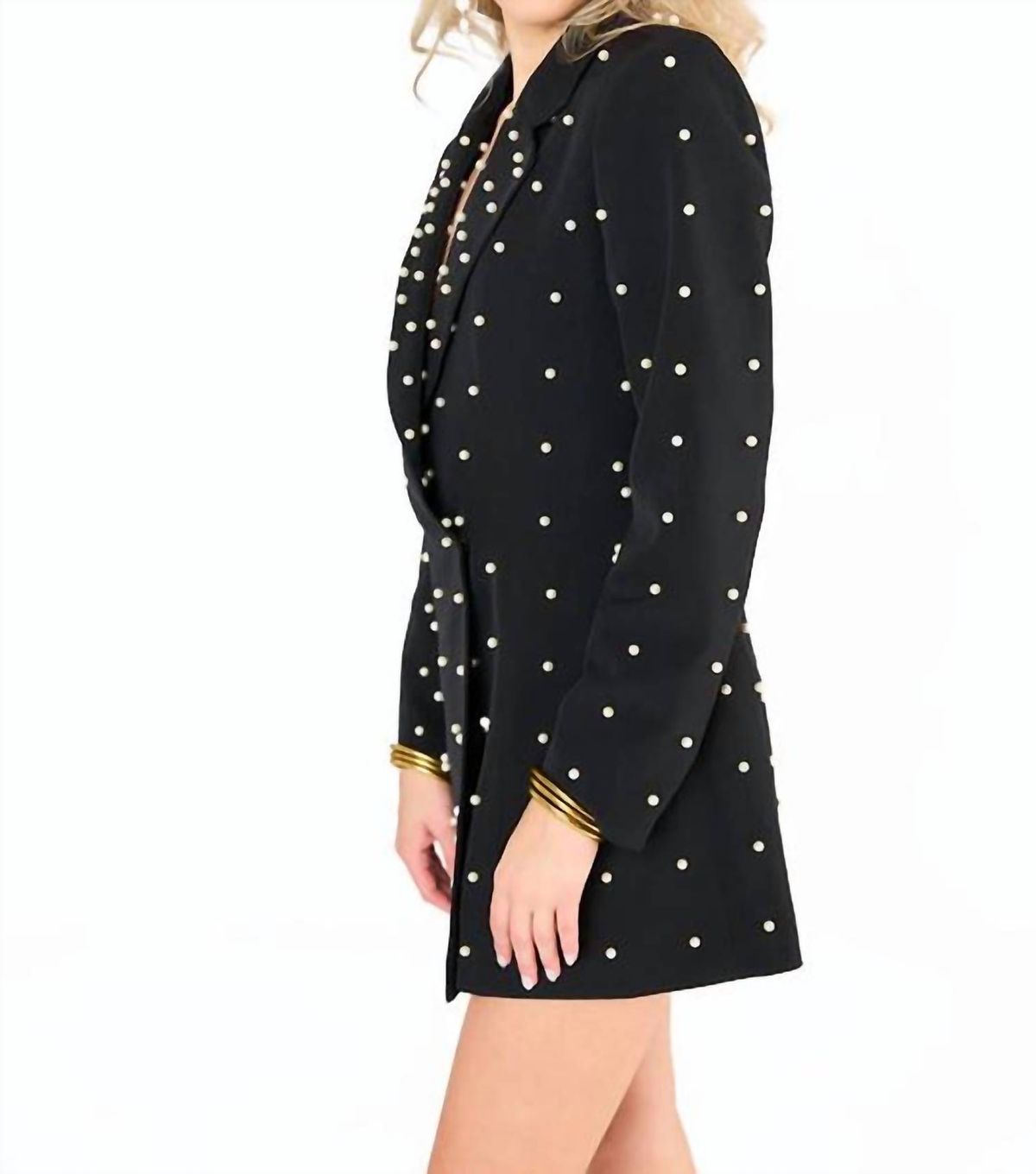 Style 1-655500155-70 BUDDYLOVE Size XS Blazer Black Cocktail Dress on Queenly