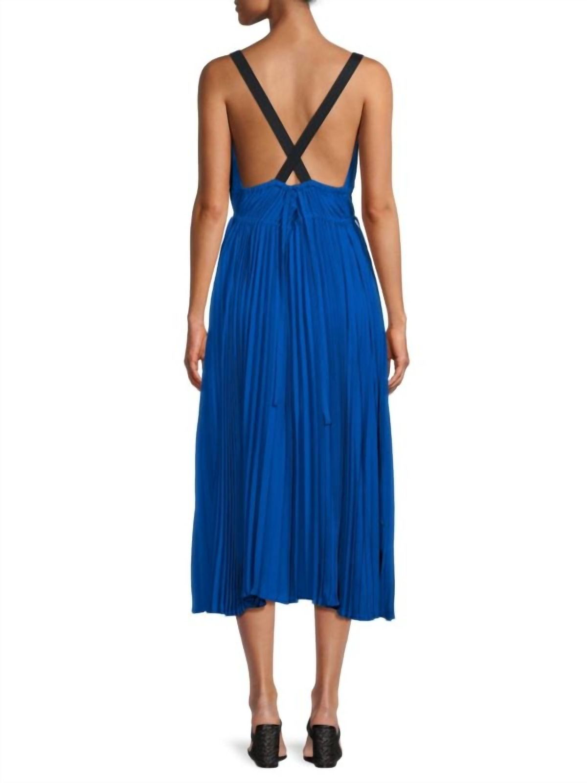 Style 1-893750805-1901 Proenza Schouler Size 6 Blue Cocktail Dress on Queenly