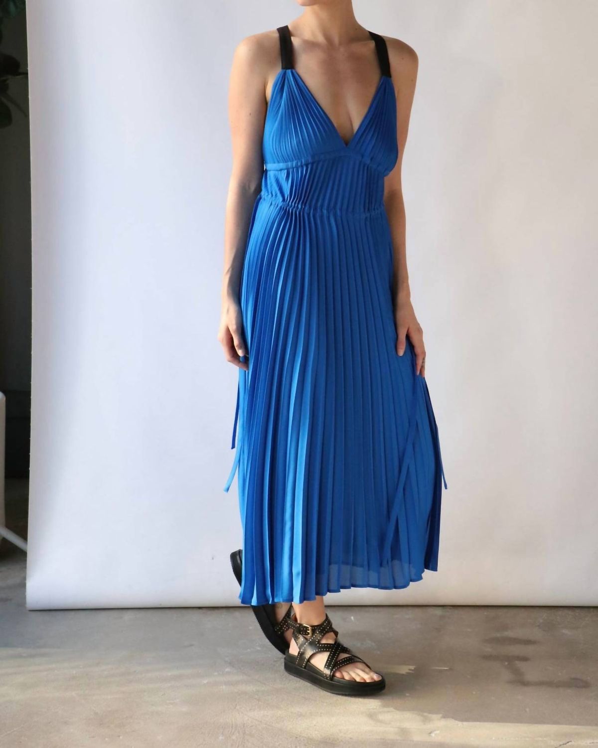 Style 1-893750805-1901 Proenza Schouler Size 6 Blue Cocktail Dress on Queenly