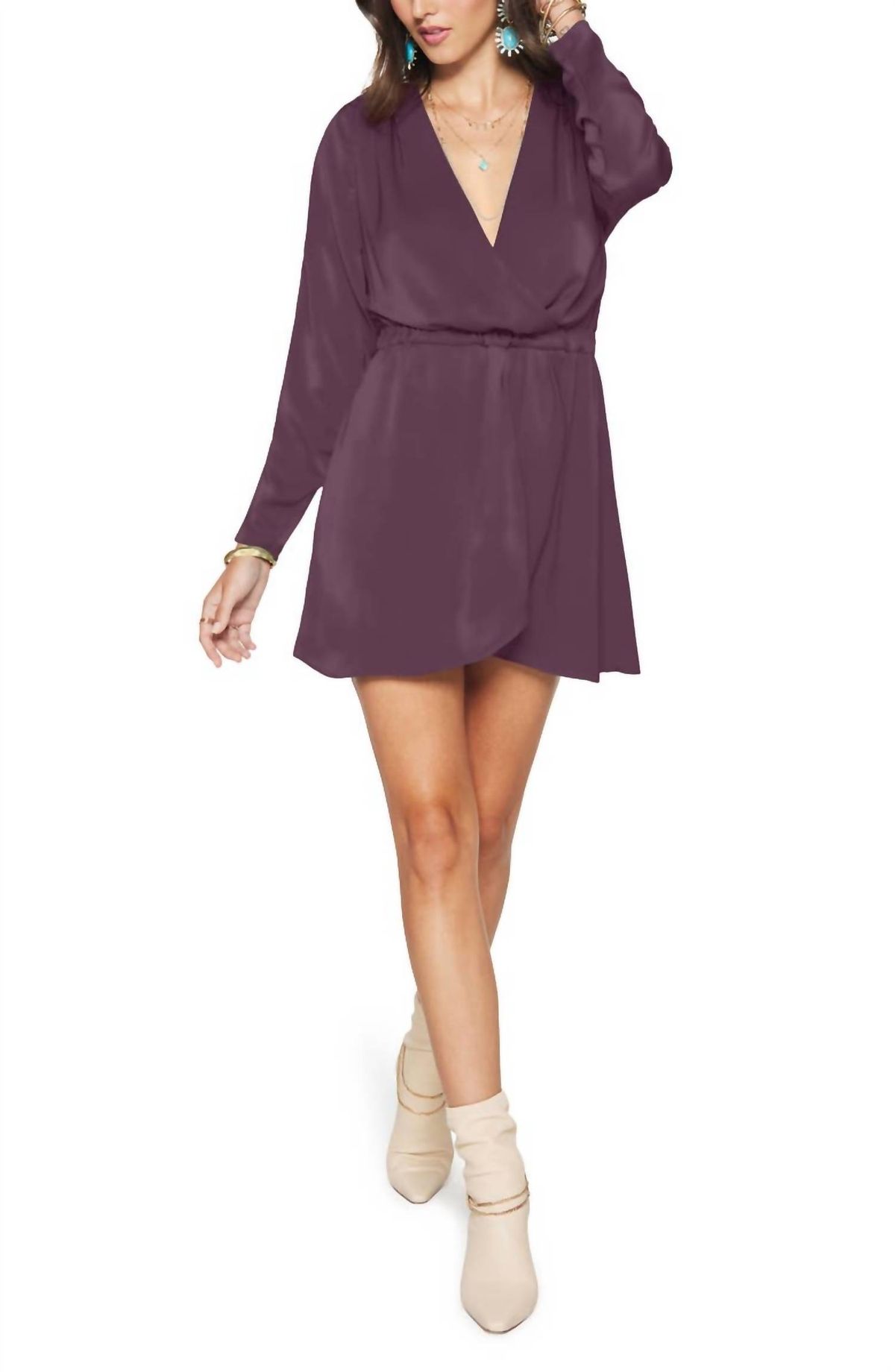 Style 1-1076130450-149 Ramy Brook Size L Purple Cocktail Dress on Queenly