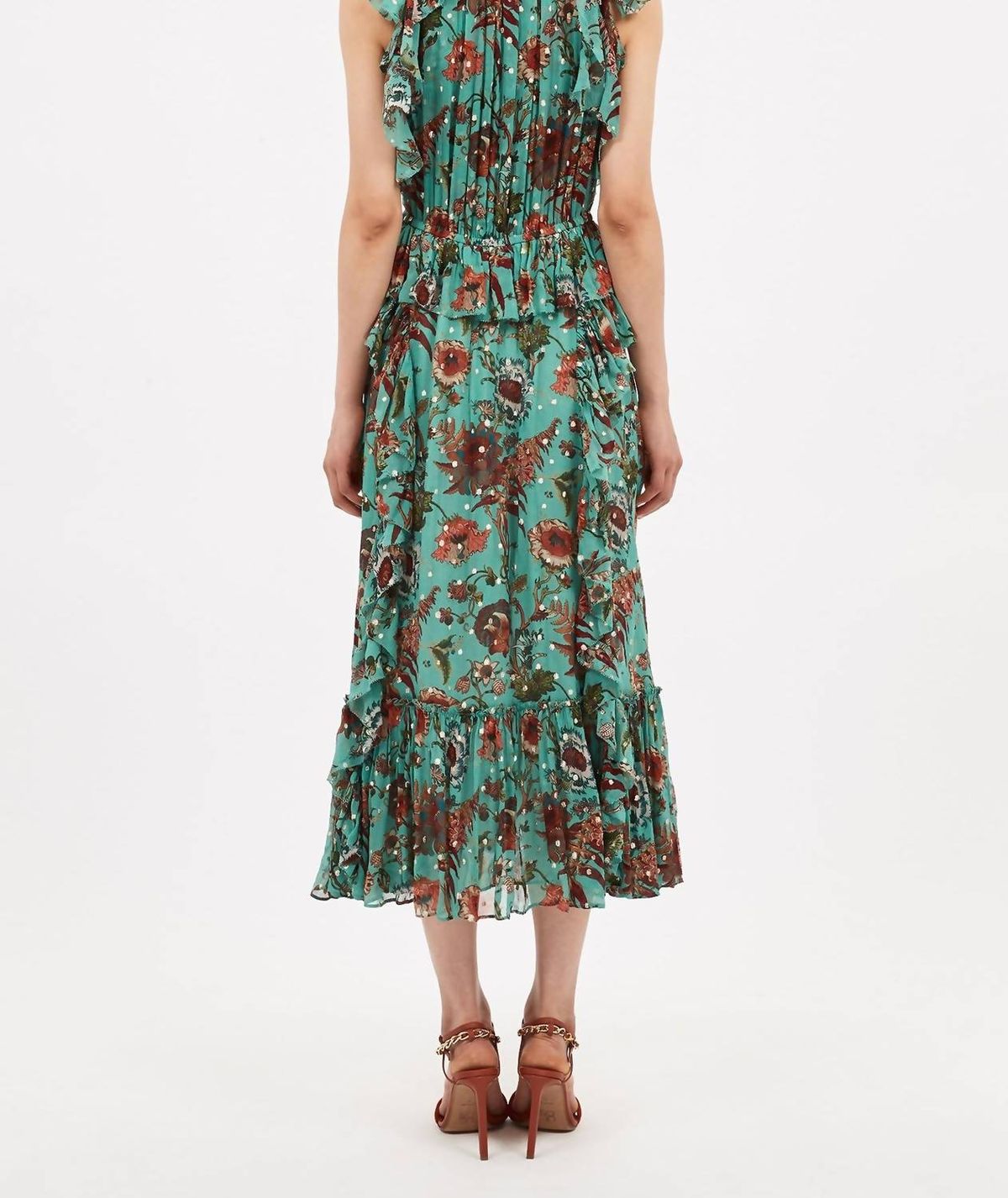 Style 1-129050891-649 Ulla Johnson Size 2 Satin Green Cocktail Dress on Queenly