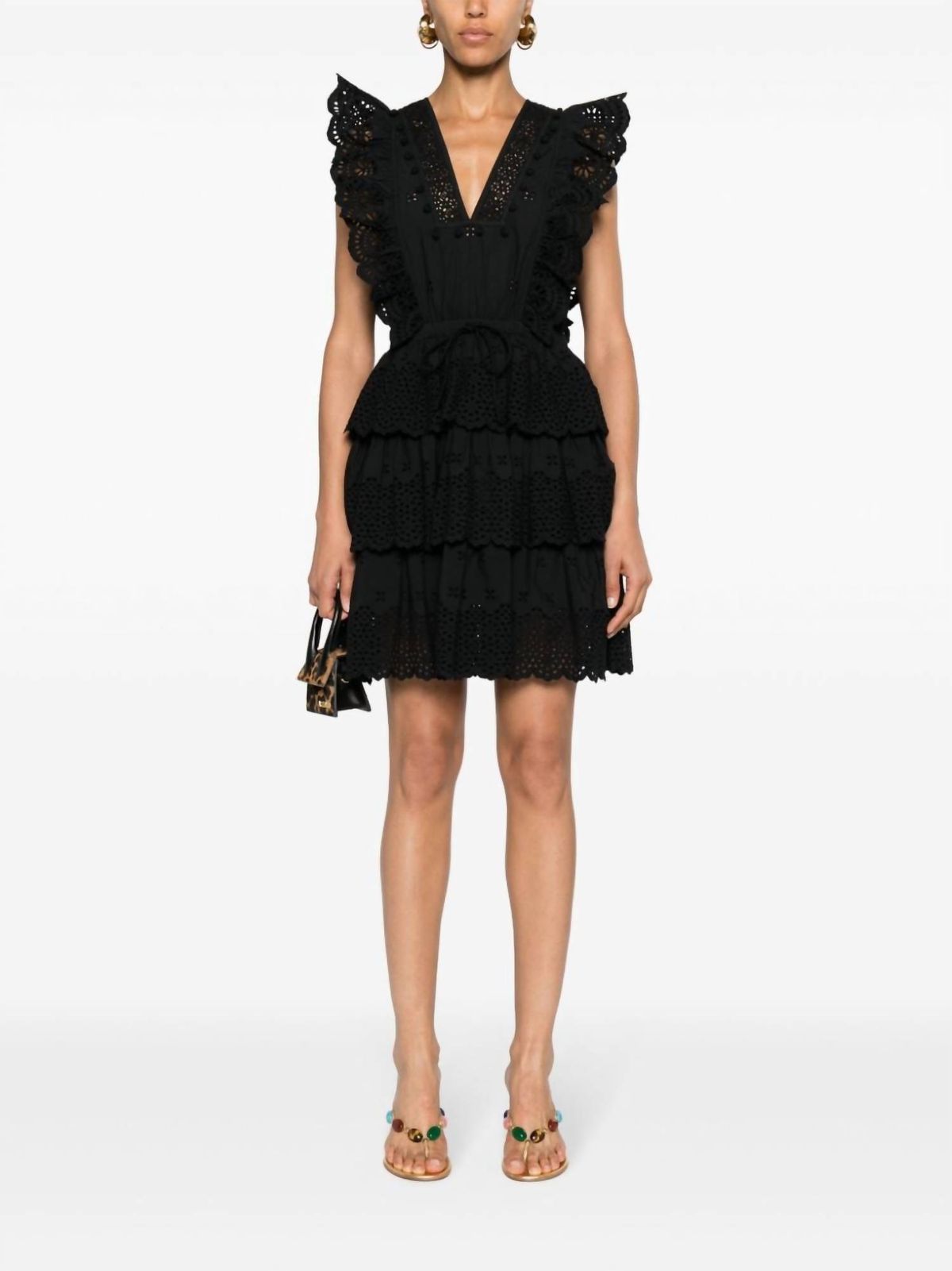 Style 1-1780678942-5 Ulla Johnson Size 0 Black Cocktail Dress on Queenly