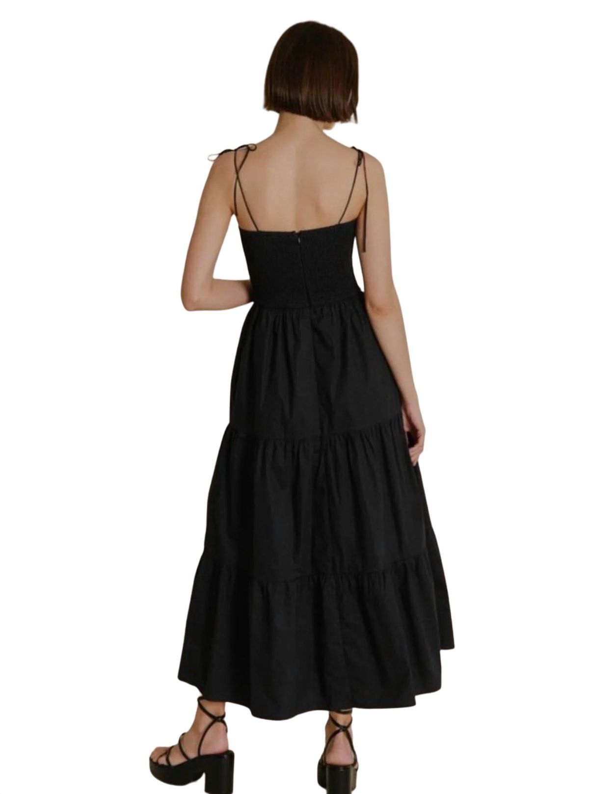 Style 1-1887359708-149 Aureum Size L Black Cocktail Dress on Queenly