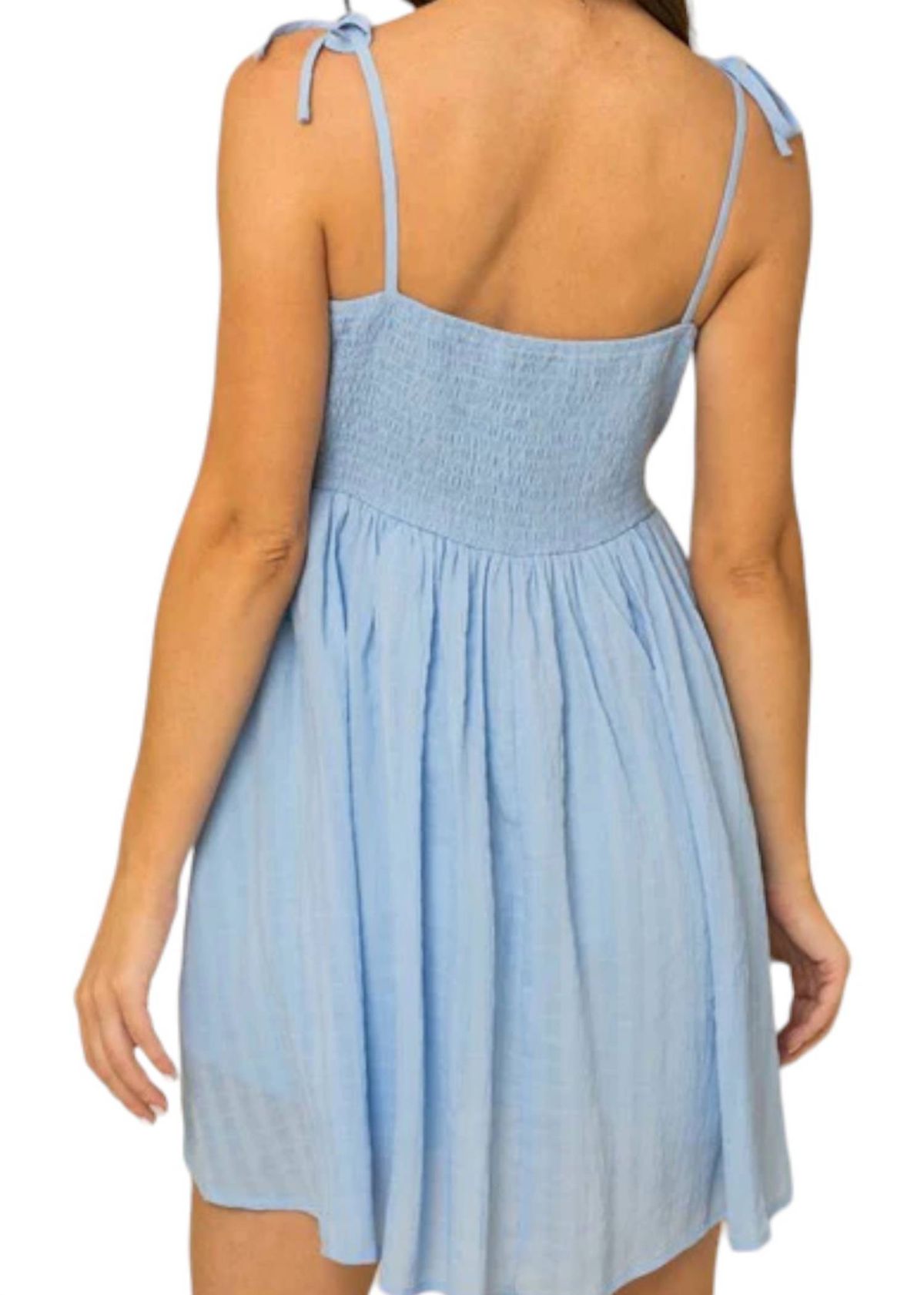 Style 1-2171288121-149 LE LIS Size L Blue Cocktail Dress on Queenly