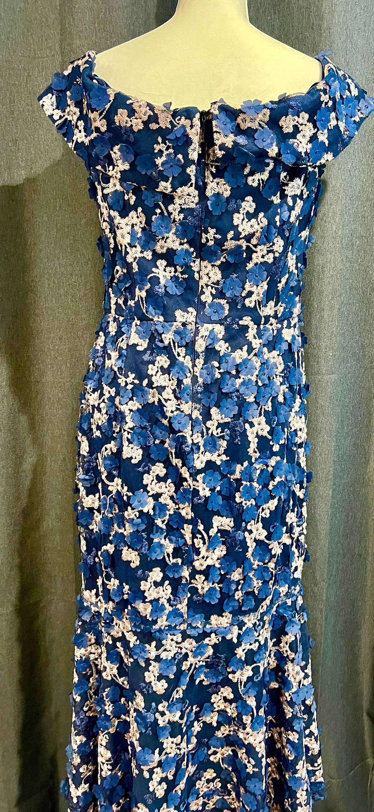 Xscape Size 12 Prom Blue Cocktail Dress on Queenly