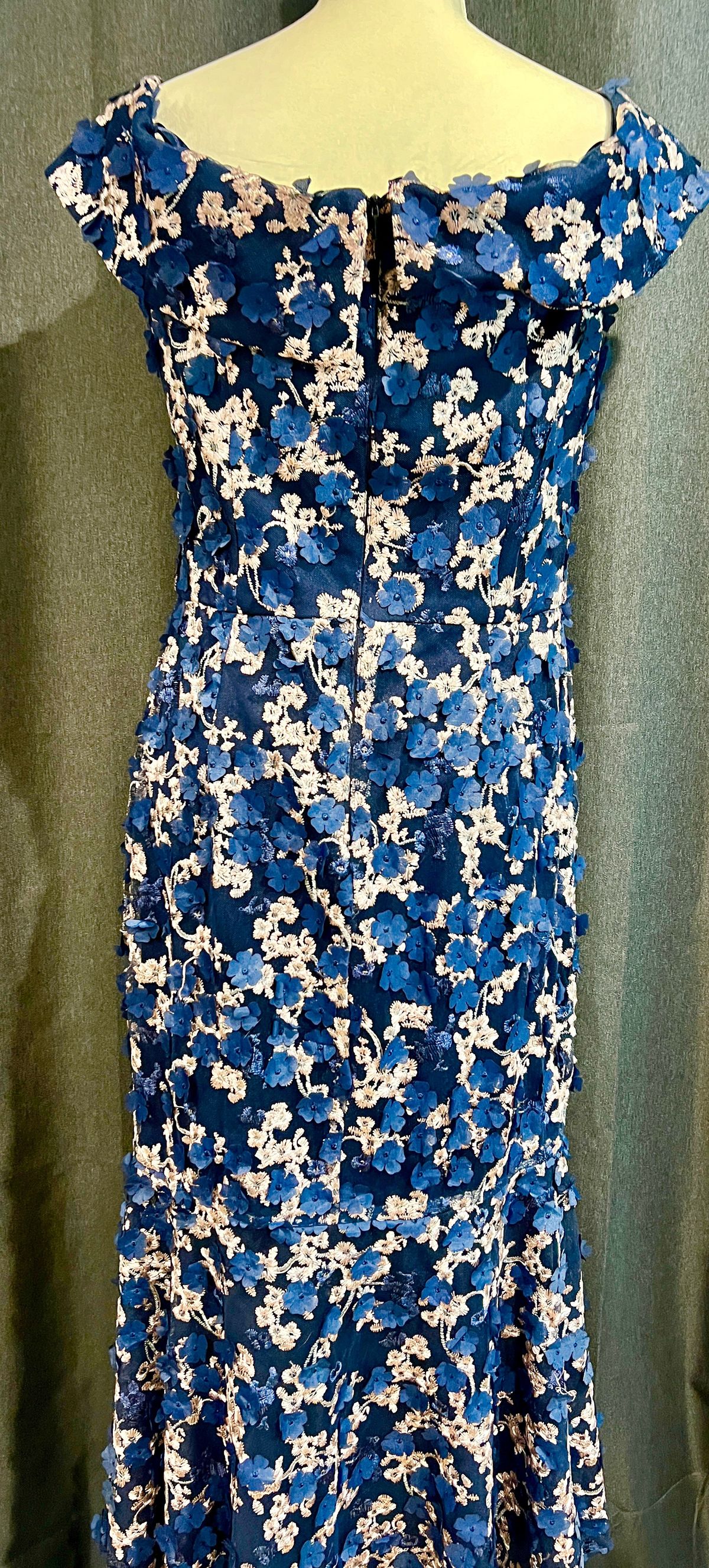 Xscape Size 12 Prom Blue Cocktail Dress on Queenly