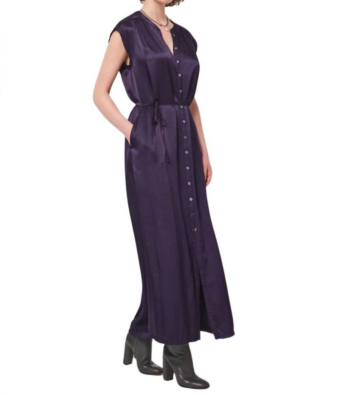 Style 1-2605272398-5 Raquel Allegra Size 0 Purple Floor Length Maxi on Queenly