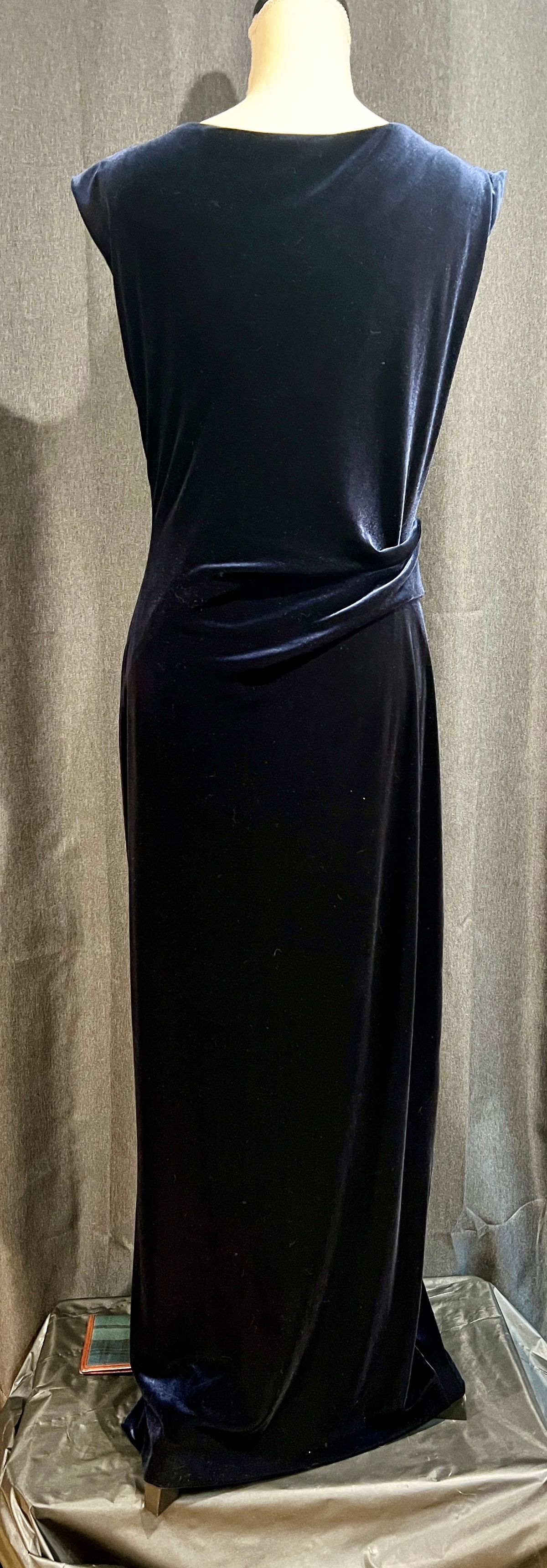 Vince Camuto Size 12 Prom Blue Floor Length Maxi on Queenly