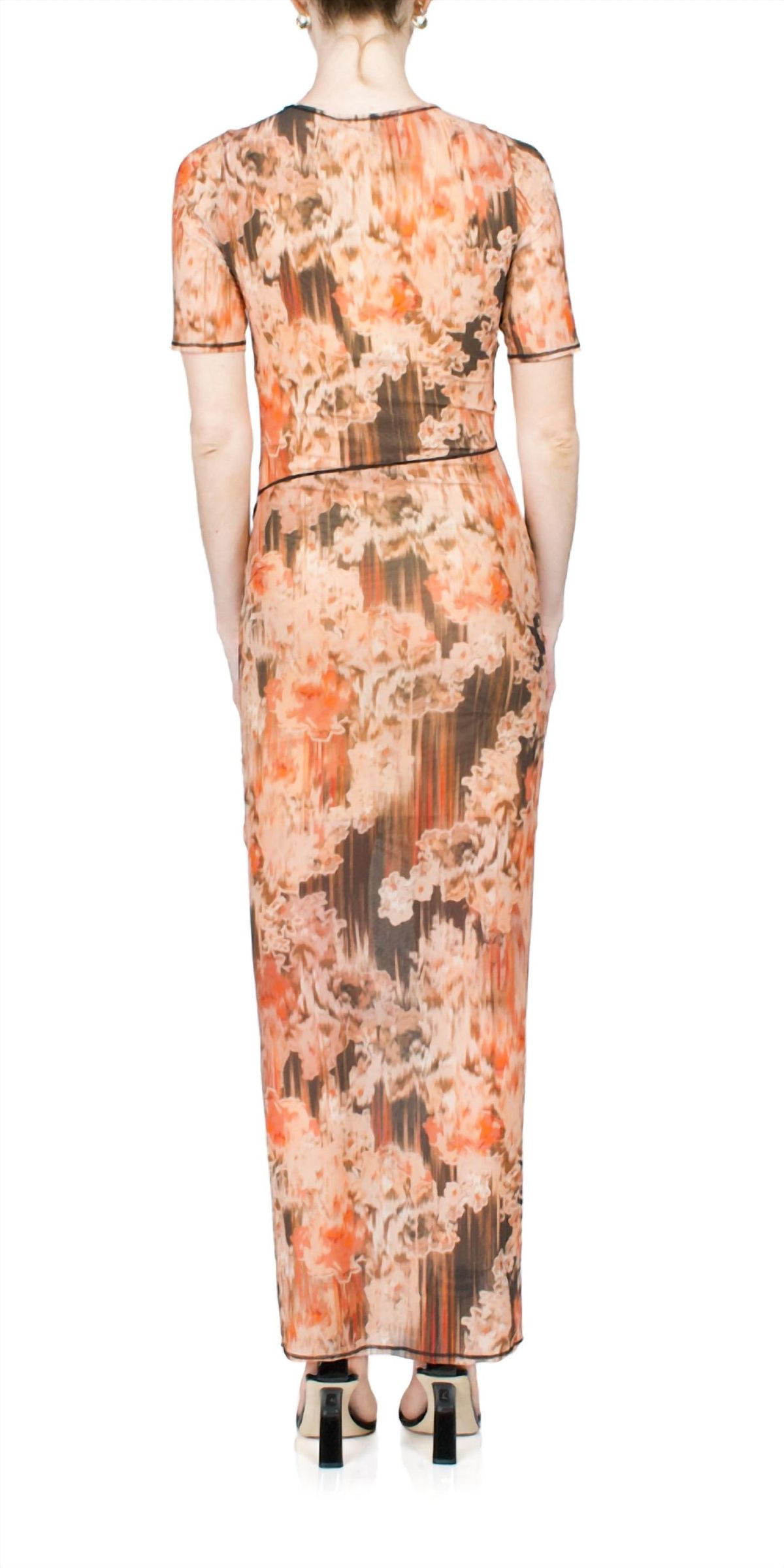 Style 1-2894247706-6255 BEC + BRIDGE Size 2 Floral Orange Floor Length Maxi on Queenly