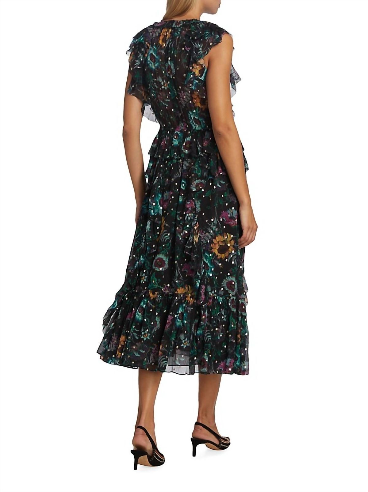 Style 1-809343459-1498 Ulla Johnson Size 4 Satin Black Cocktail Dress on Queenly