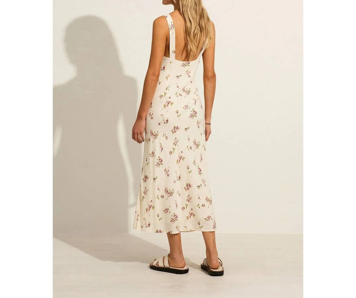 Style 1-979016215-74 Auguste the Label Size S Floral Nude Cocktail Dress on Queenly