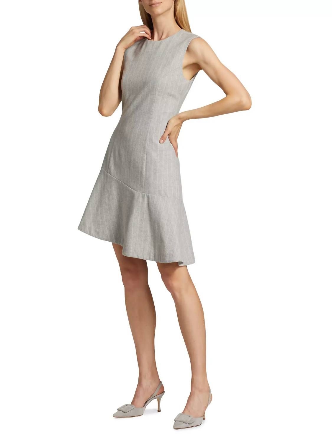 Style 1-1707232366-425 Derek Lam 10 Crosby Size 8 Gray Cocktail Dress on Queenly