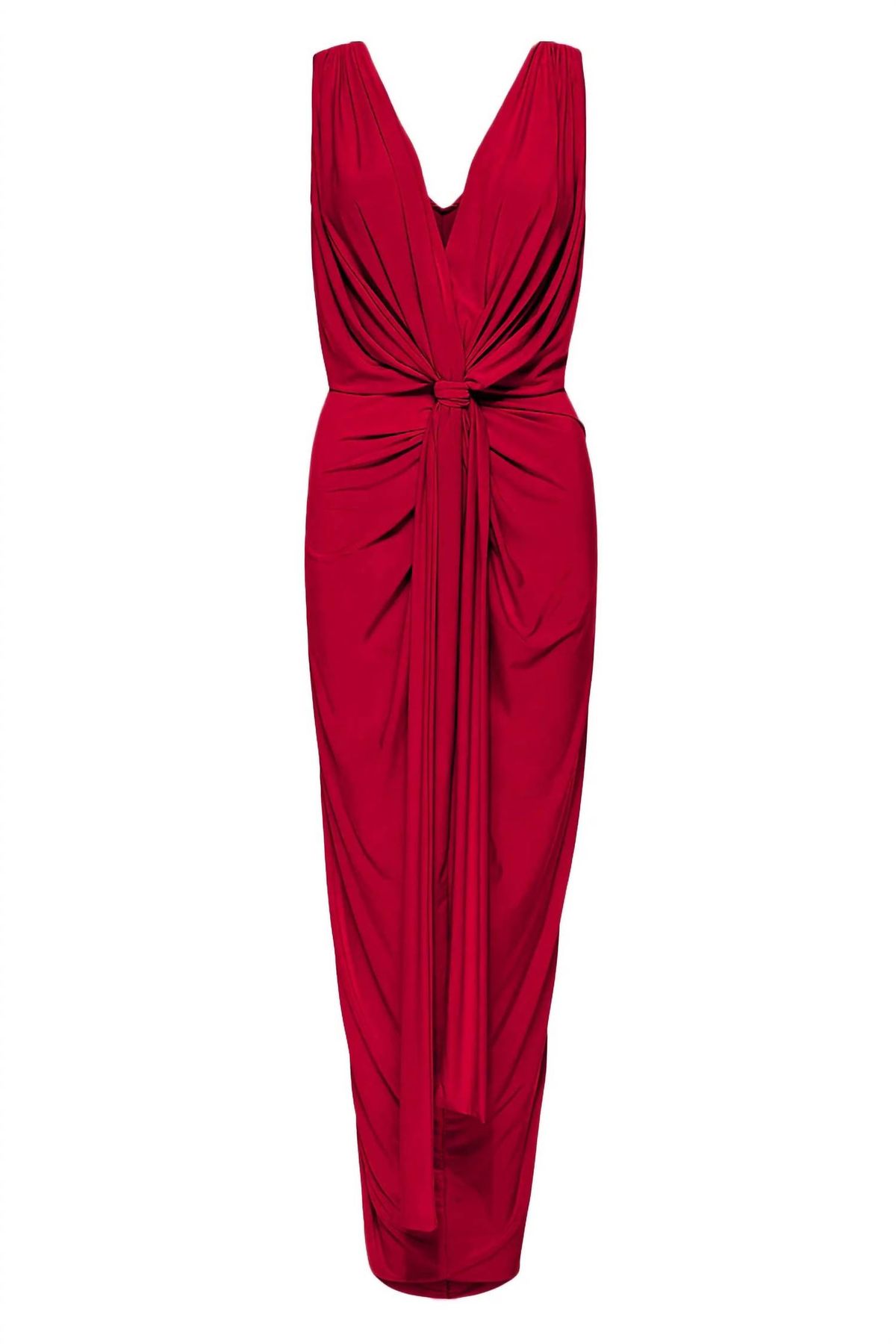 Style 1-2342174208-74 Misa Los Angeles Size S Red Floor Length Maxi on Queenly