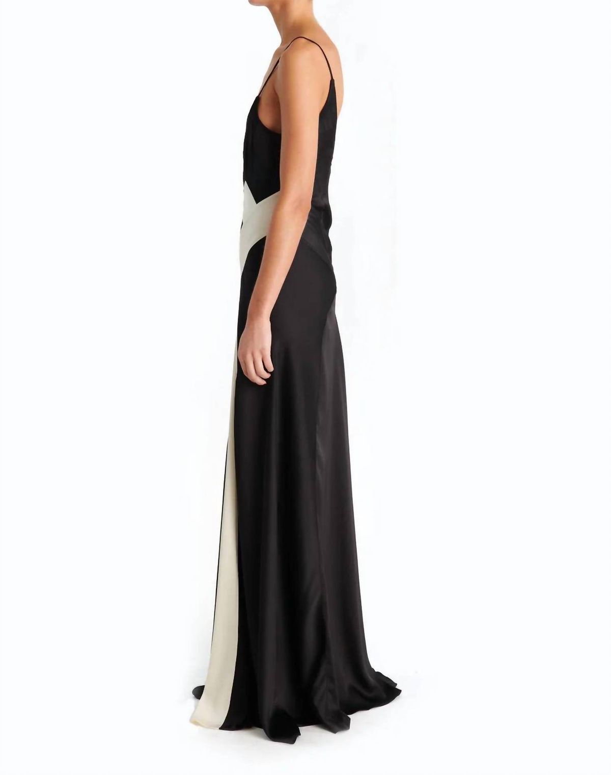 Style 1-2931407821-149 RONNY KOBO Size L Lace Black Floor Length Maxi on Queenly