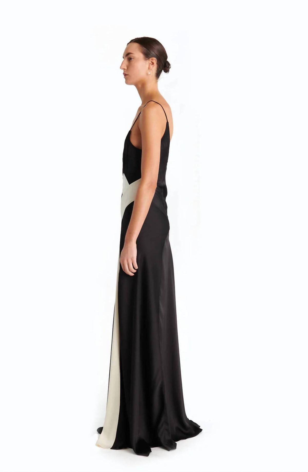 Style 1-2931407821-149 RONNY KOBO Size L Lace Black Floor Length Maxi on Queenly