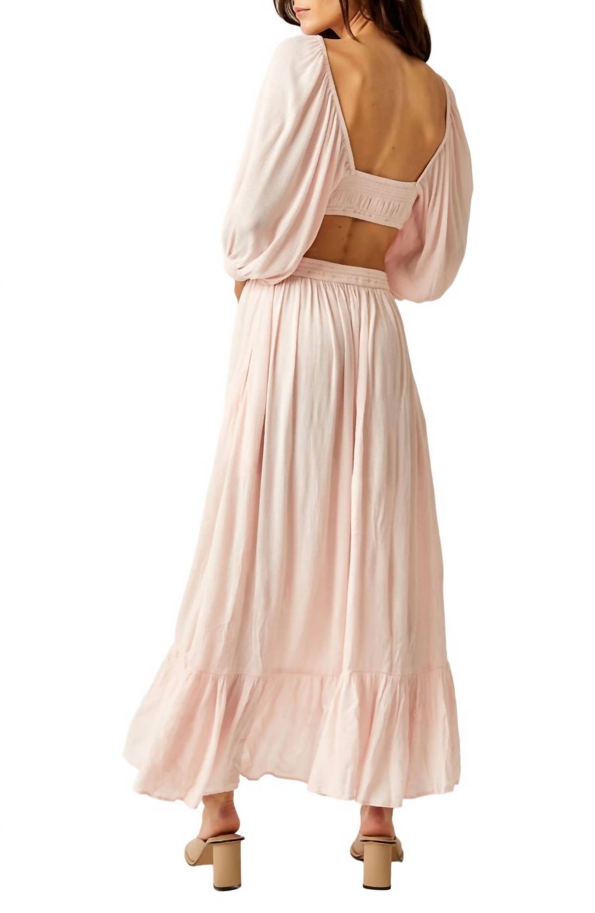 Style 1-3509274433-70 Free People Size XS Pink Floor Length Maxi on Queenly