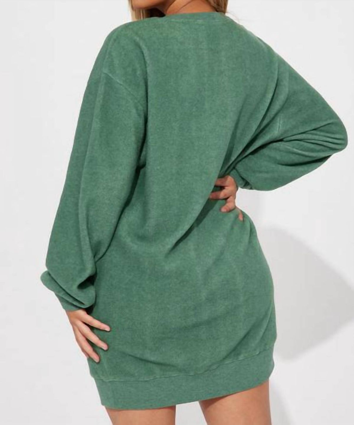 Style 1-3789277874-892 HYFVE Size M Prom Long Sleeve Green Cocktail Dress on Queenly