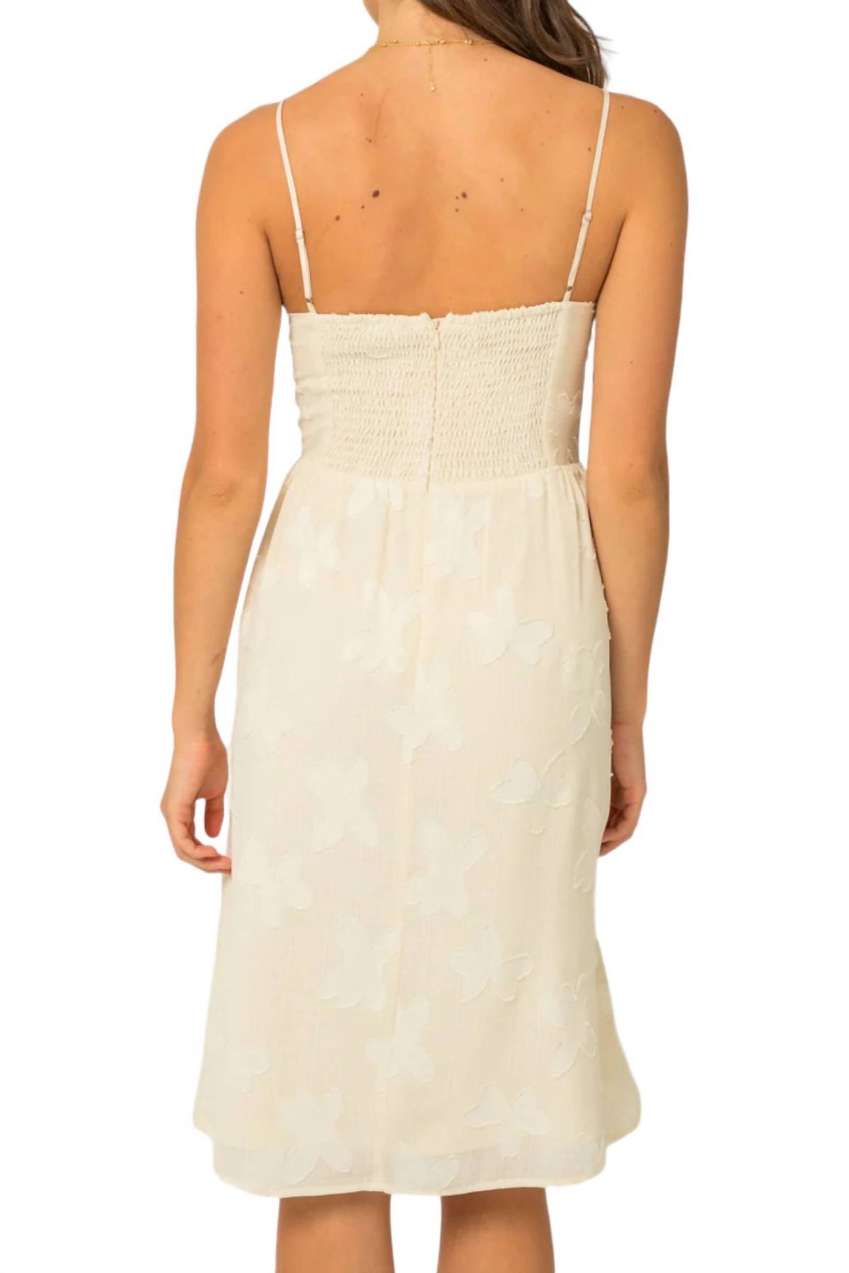 Style 1-3892816633-149 GILLI Size L White Cocktail Dress on Queenly