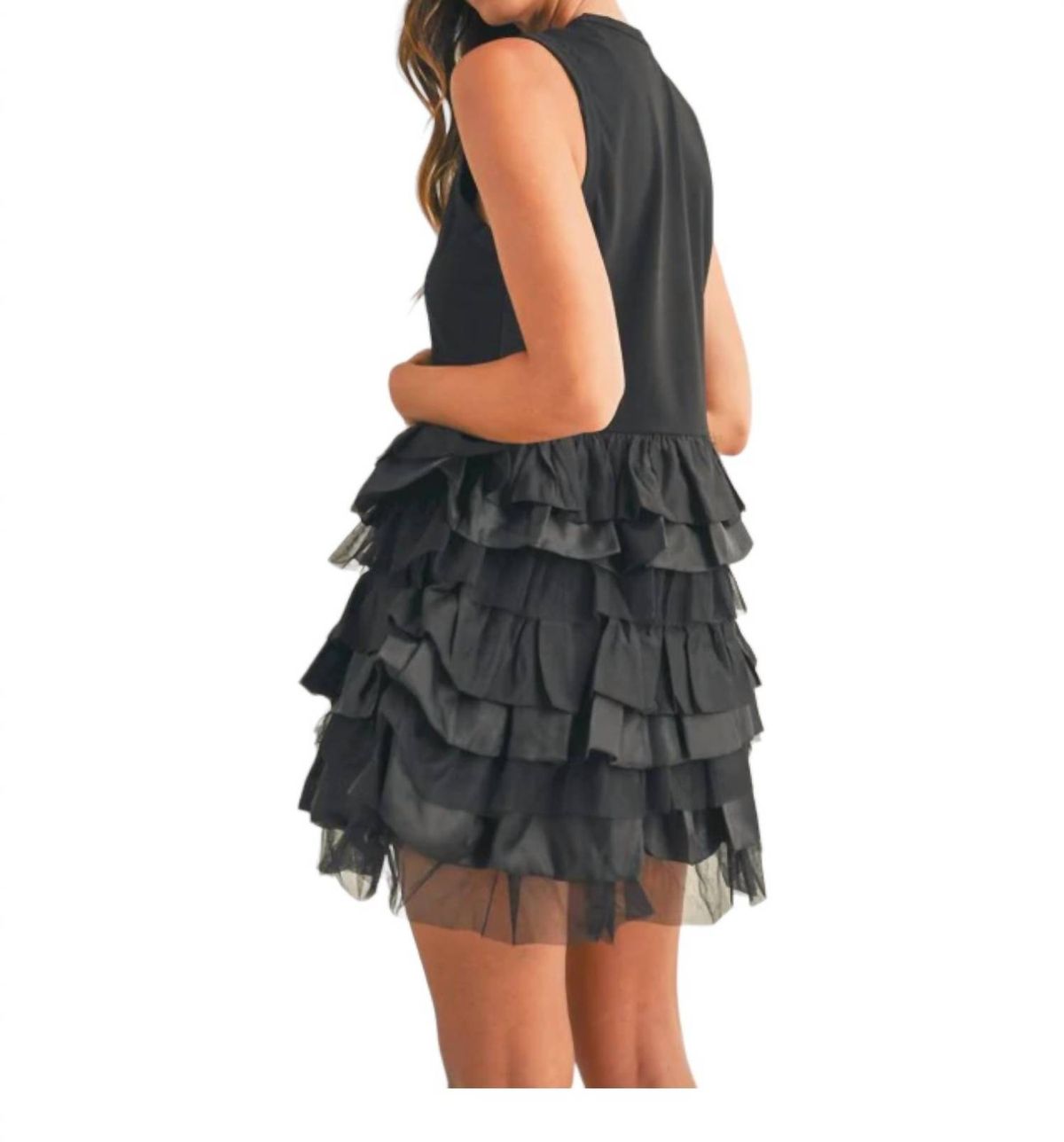 Style 1-4286650690-149 MABLE Size L Black Cocktail Dress on Queenly