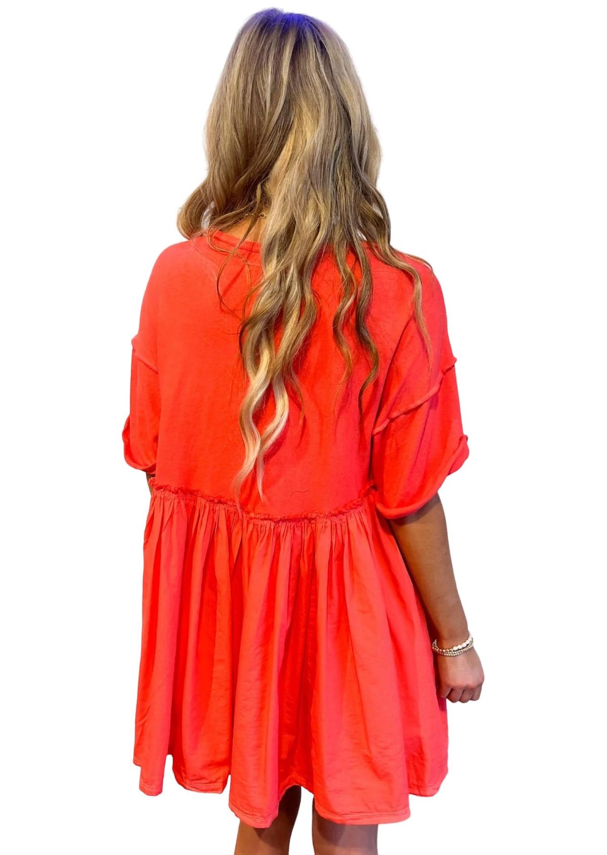 Style 1-1890259693-70 Free People Size XS Coral Cocktail Dress on Queenly