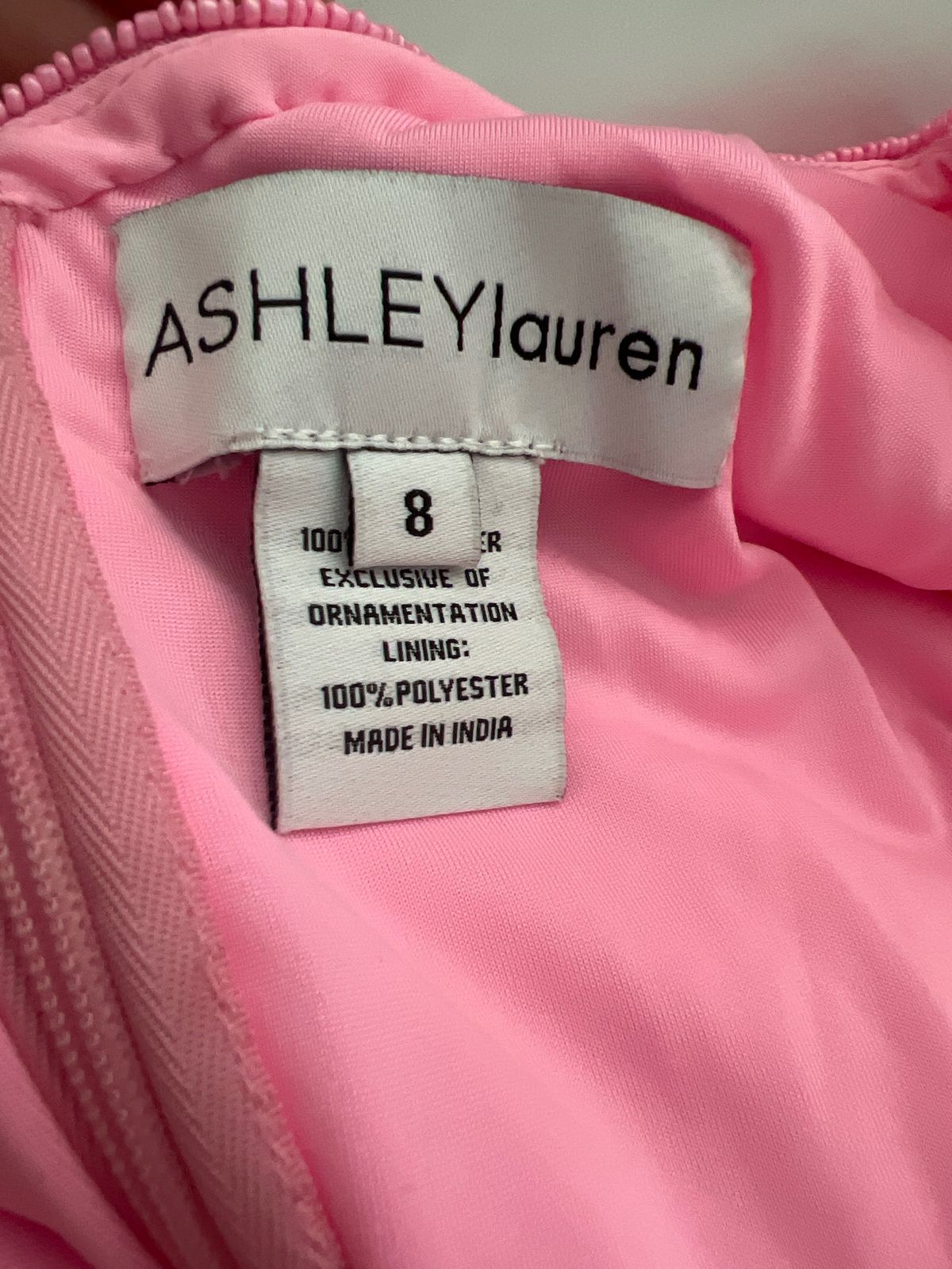 Ashley Lauren Size 8 Homecoming Pink Cocktail Dress on Queenly