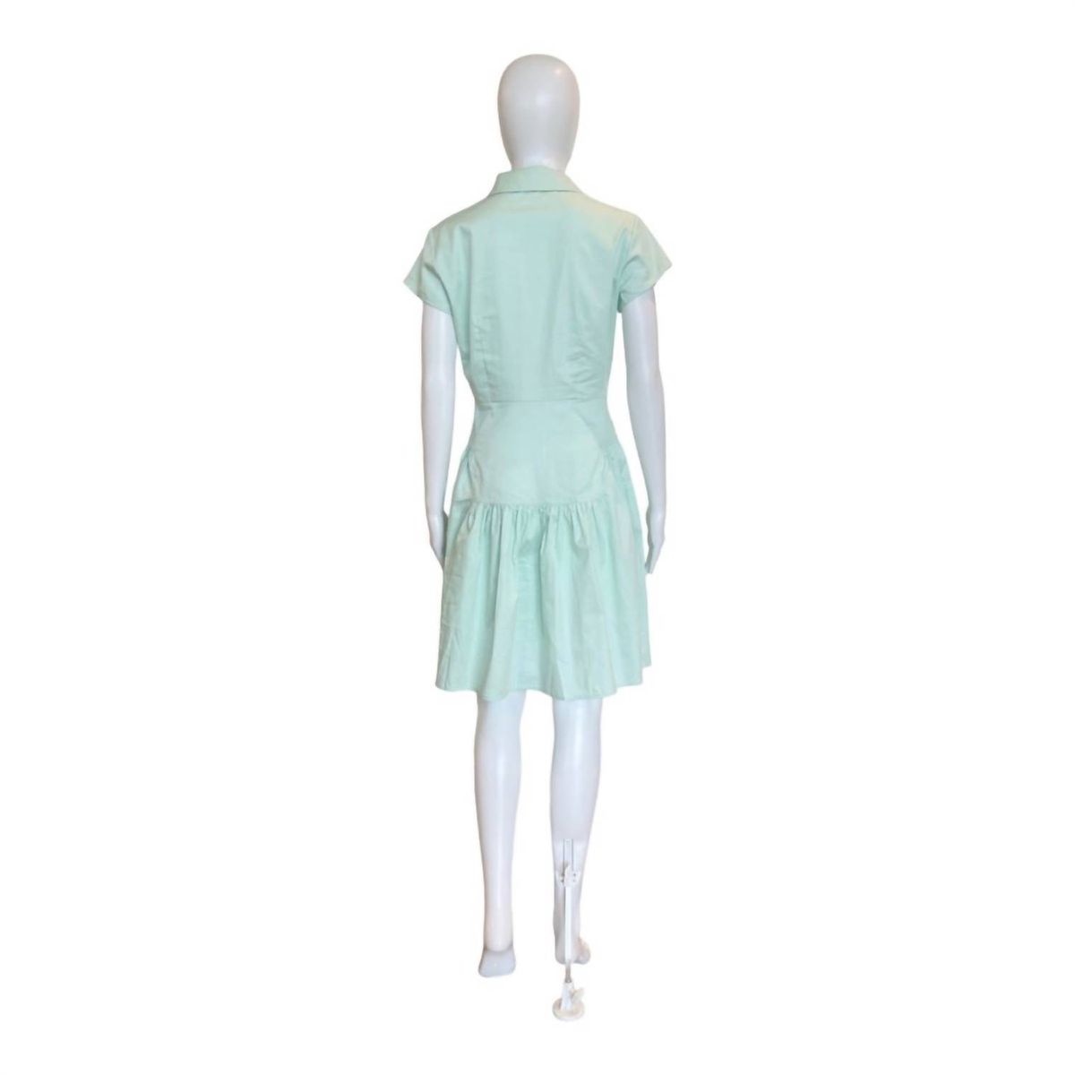 Style 1-3032506603-149 PATTY KIM Size L High Neck Light Green Cocktail Dress on Queenly