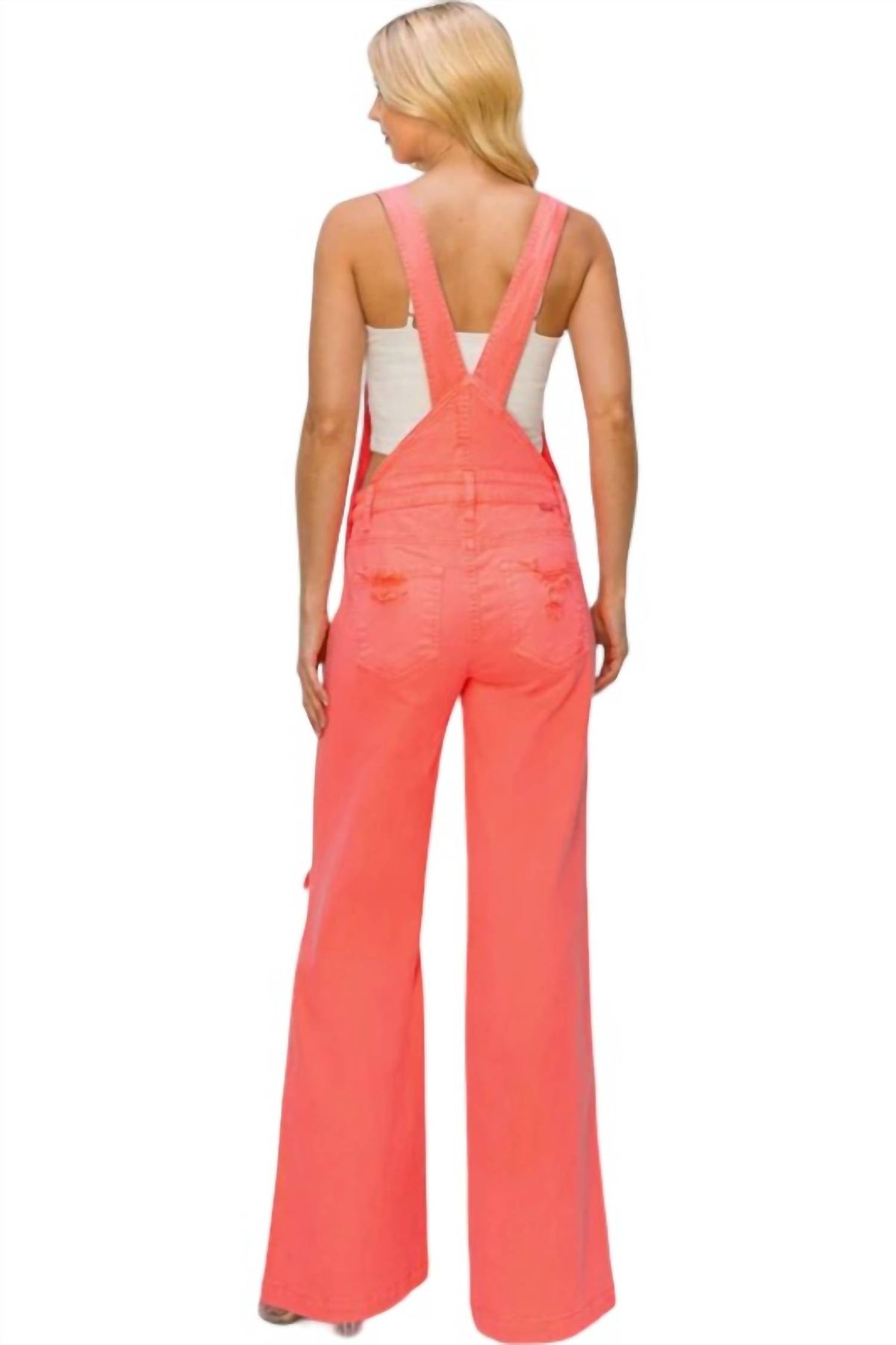 Style 1-1367098775-74 RISEN Size S Prom Coral Formal Jumpsuit on Queenly