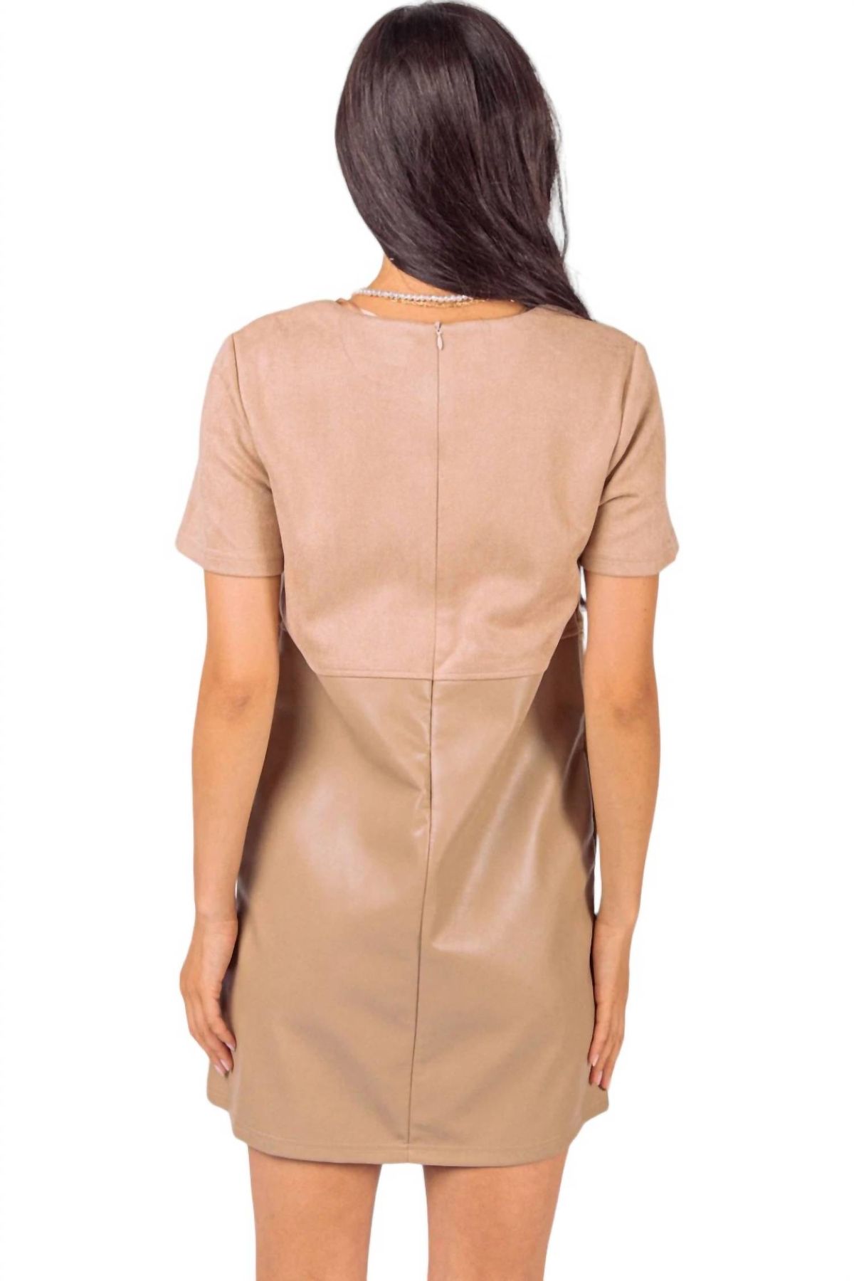 Style 1-1684266652-149 VERY J Size L Nude Cocktail Dress on Queenly