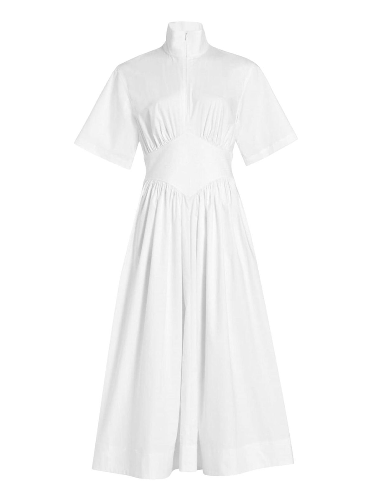 Style 1-2336834074-5 Rosetta Getty Size 0 White Cocktail Dress on Queenly