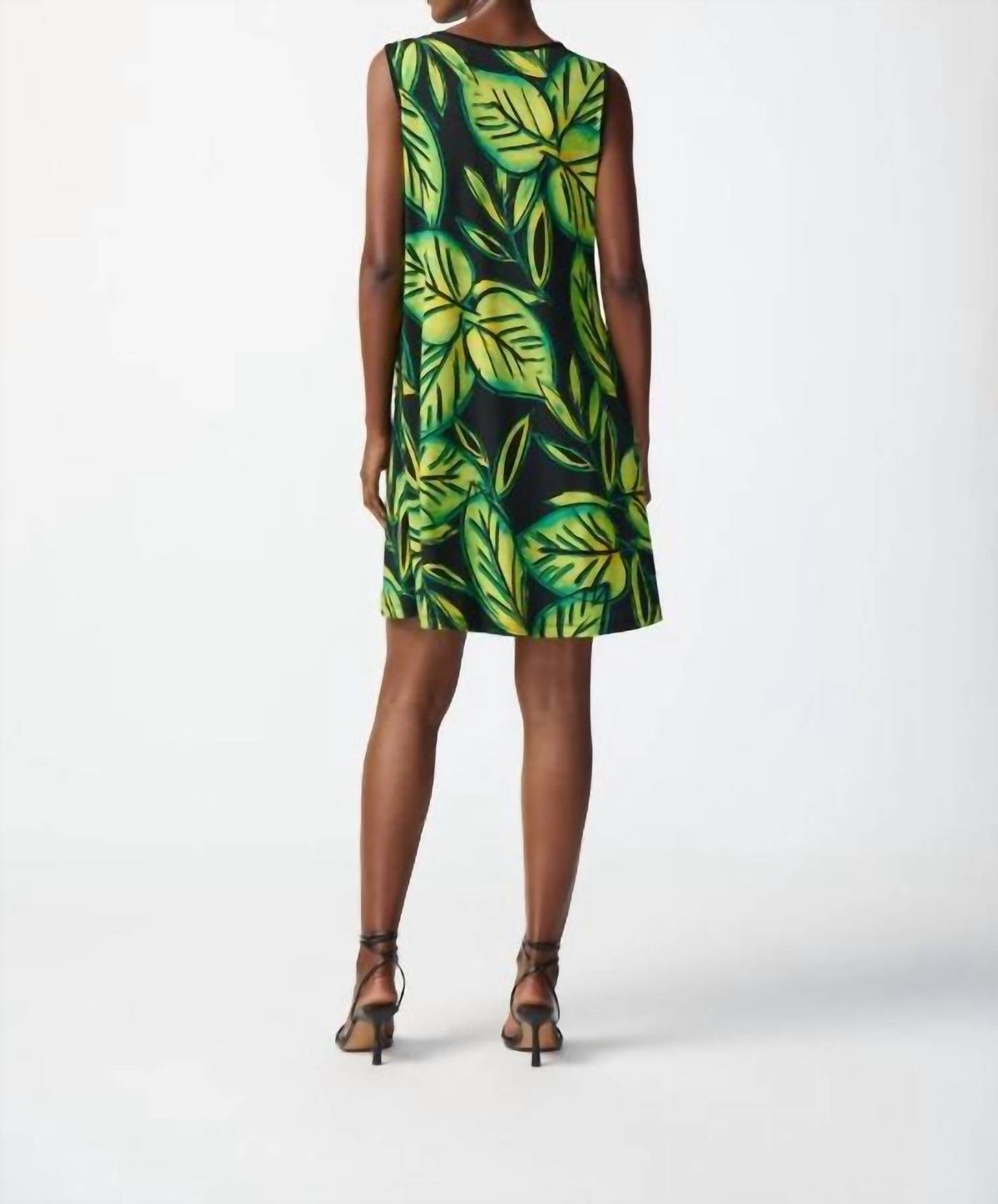 Style 1-2526610805-425 Joseph Ribkoff Size 8 Satin Green Cocktail Dress on Queenly