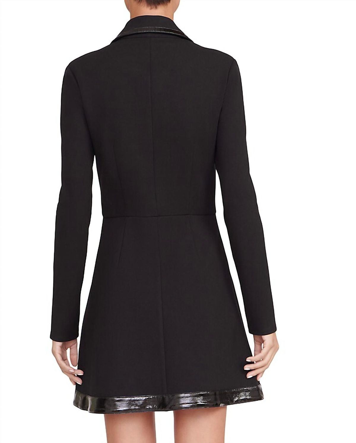 Style 1-3640398738-892 STAUD Size M Long Sleeve Black Cocktail Dress on Queenly