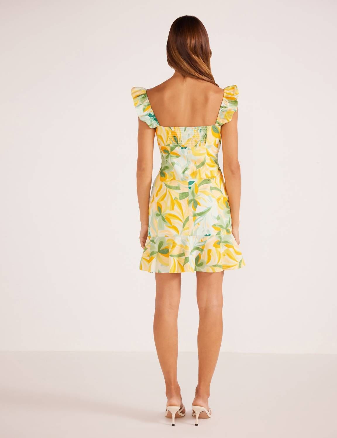 Style 1-4084572766-149 MINKPINK Size L Yellow Cocktail Dress on Queenly