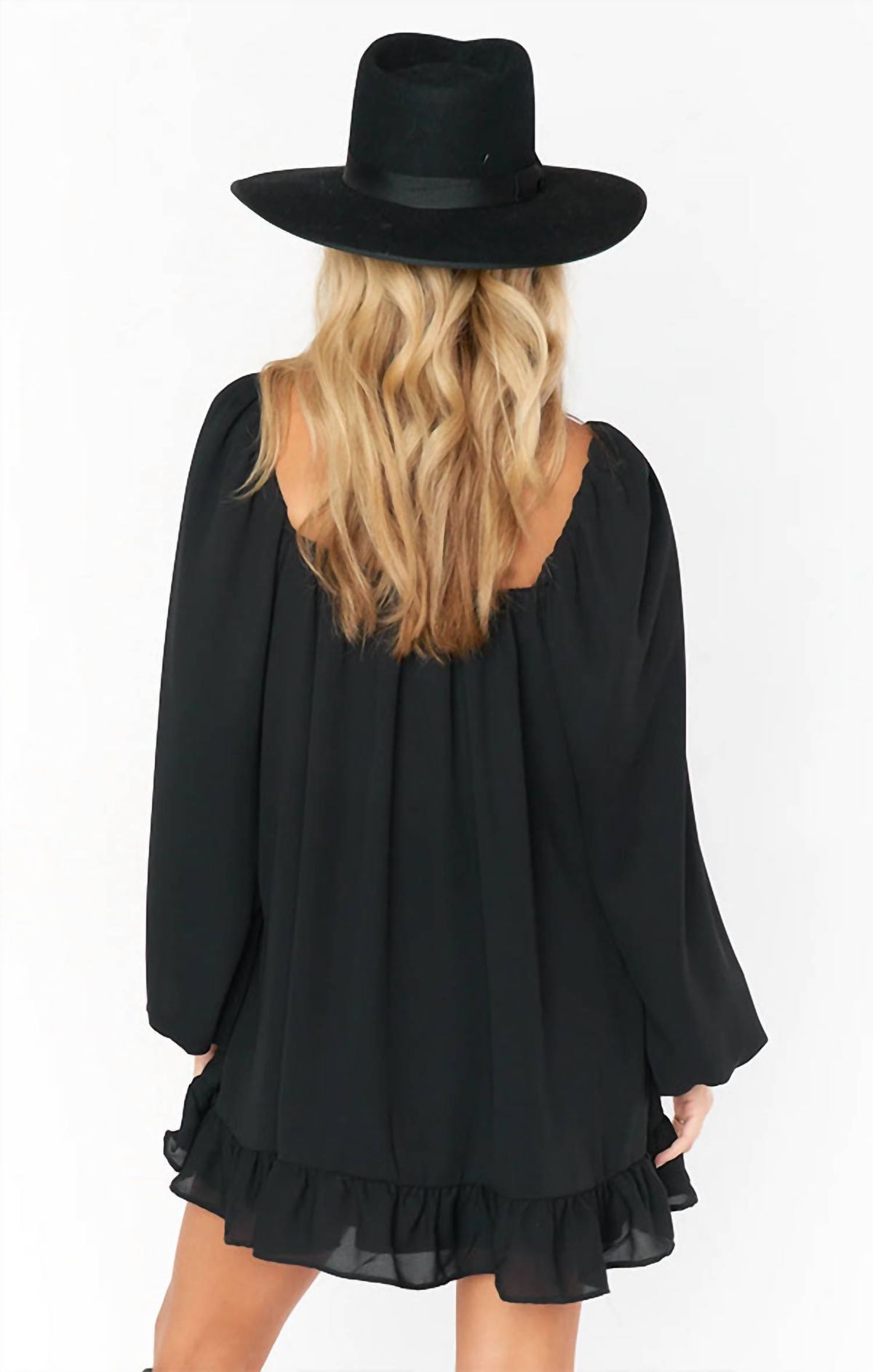 Style 1-2426872395-74 Show Me Your Mumu Size S Off The Shoulder Black Cocktail Dress on Queenly