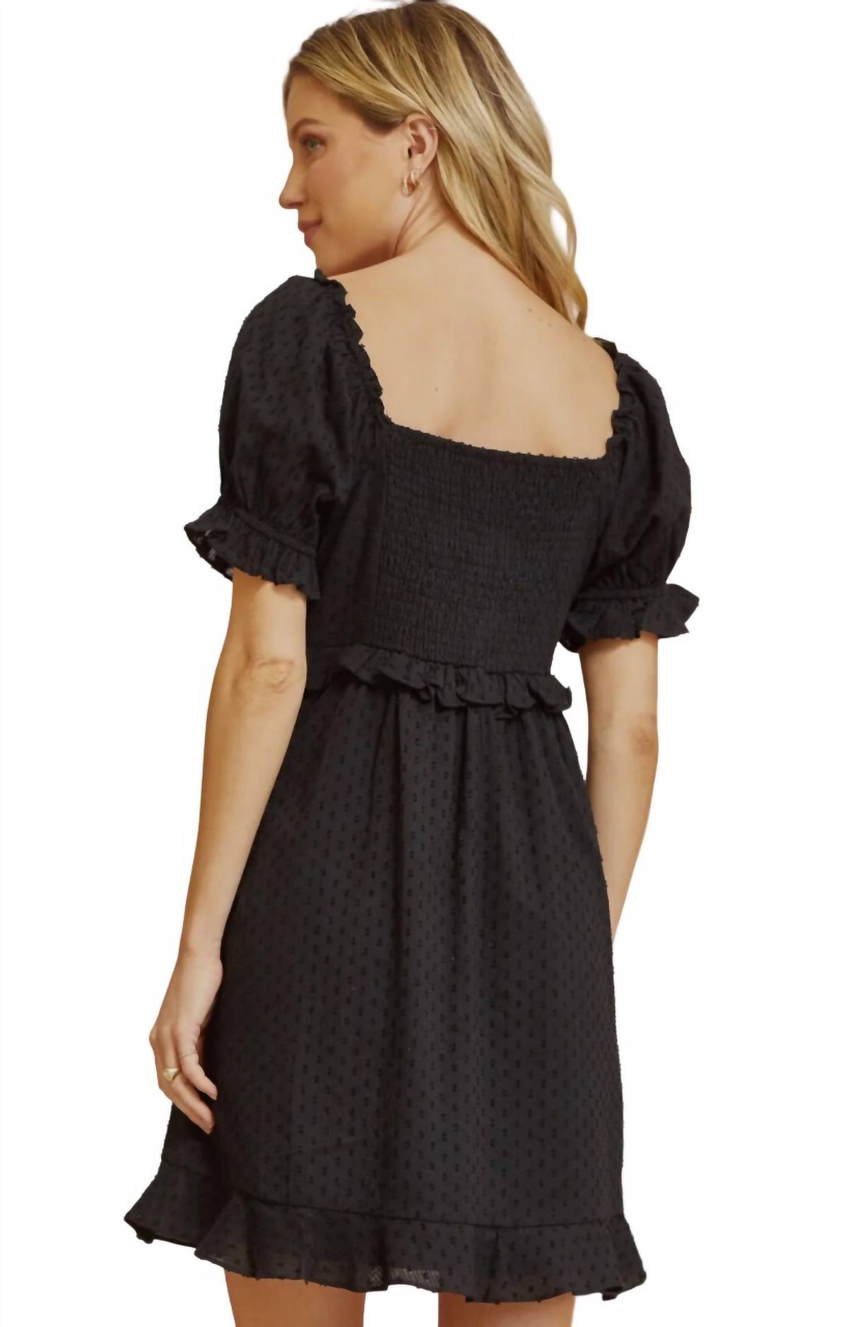 Style 1-3151087085-74 ANDREE BY UNIT Size S Black Cocktail Dress on Queenly