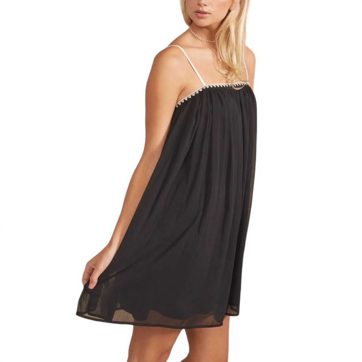 Style 1-2881544794-149 In February Size L Sheer Black Cocktail Dress on Queenly