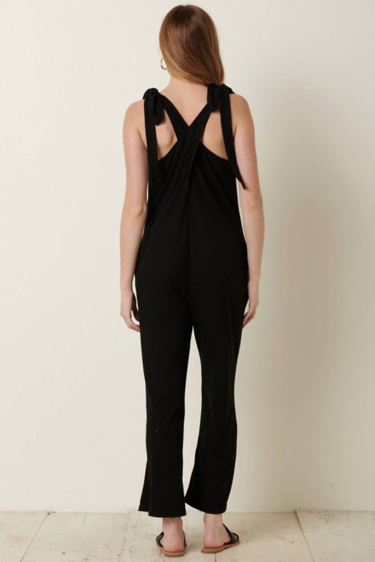 Style 1-2417839492-74 mittoshop Size S Sequined Black Formal Jumpsuit on Queenly