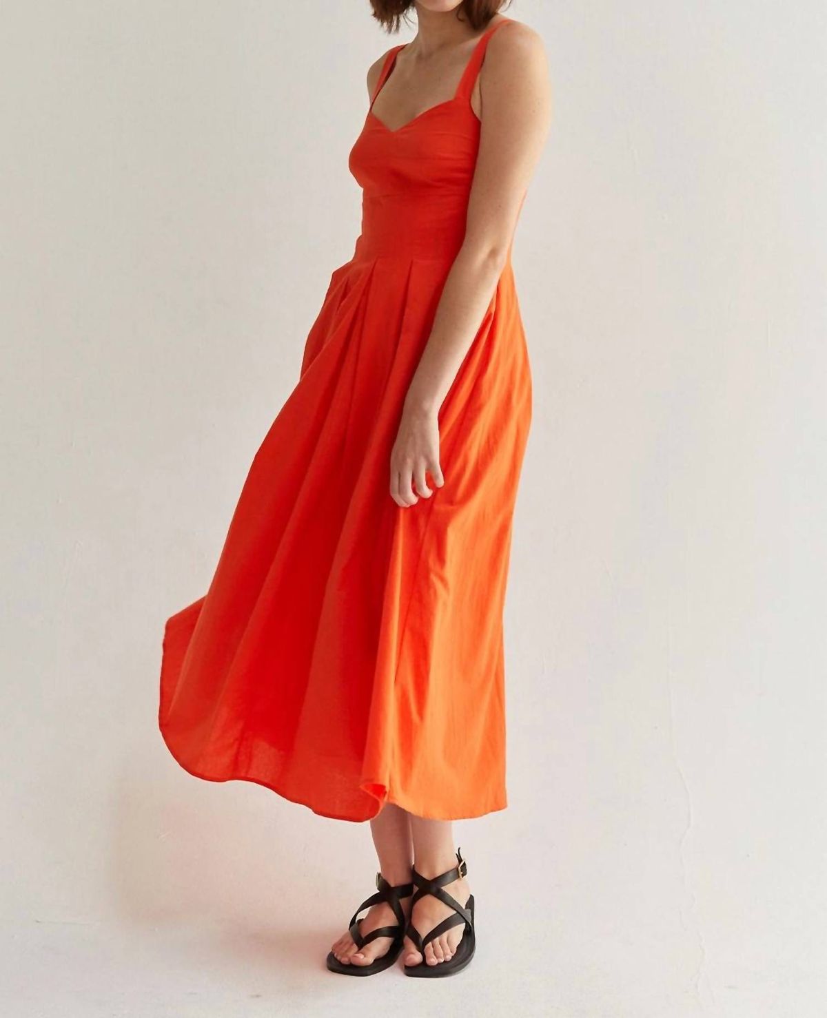 Style 1-3903378698-149 CRESCENT Size L Orange Cocktail Dress on Queenly