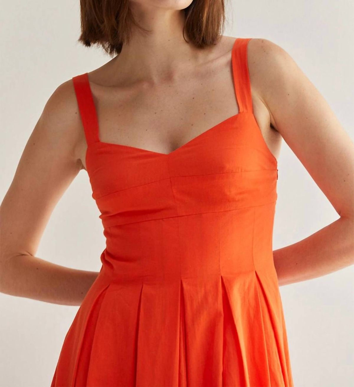 Style 1-3903378698-149 CRESCENT Size L Orange Cocktail Dress on Queenly