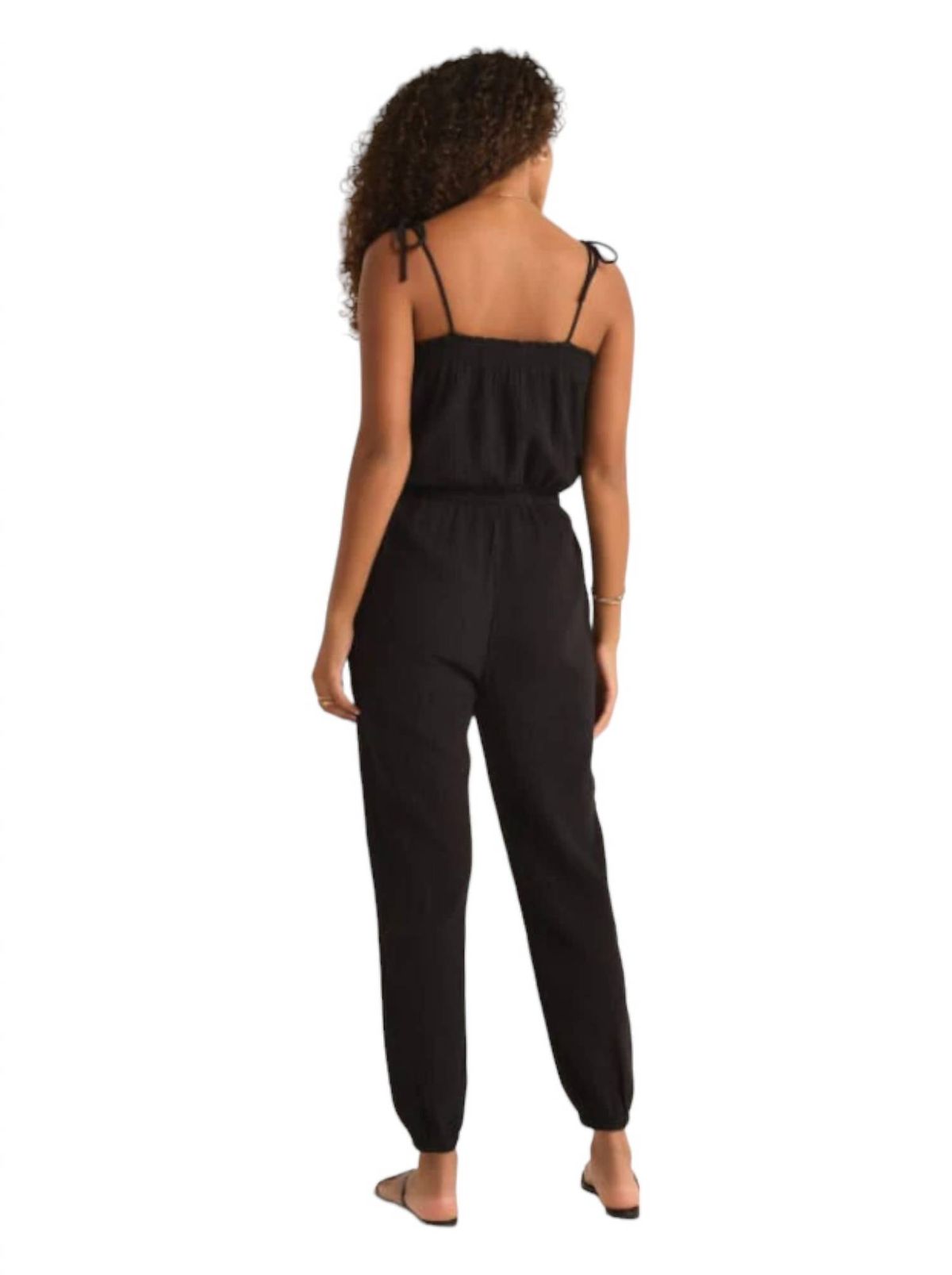 Style 1-82820427-149 Z Supply Size L Black Formal Jumpsuit on Queenly